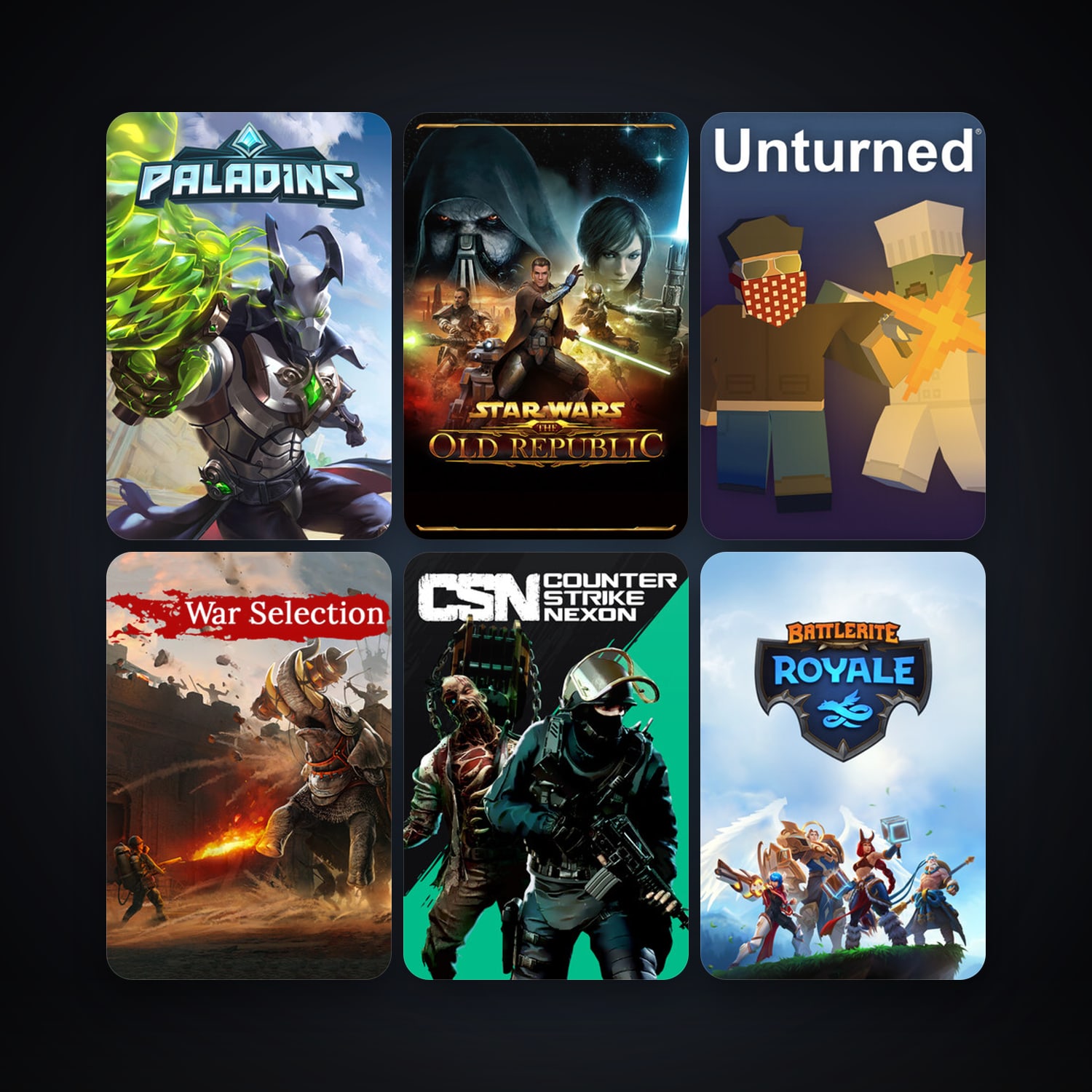 Counter-Strike Nexon: Studio + Unturned, 19 games, clean — HabibiAccounts