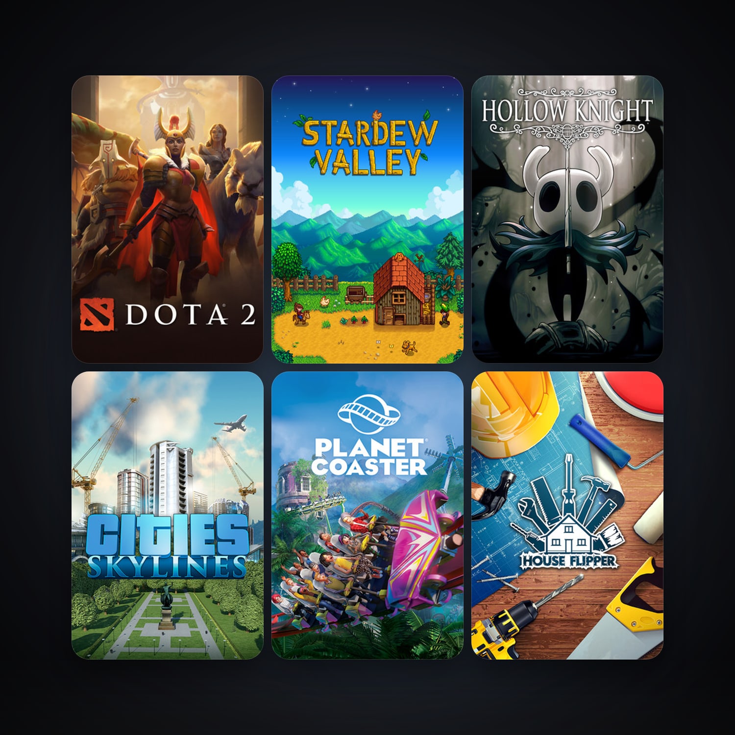 Steam 184 games, Steam 10, clean — HabibiAccounts