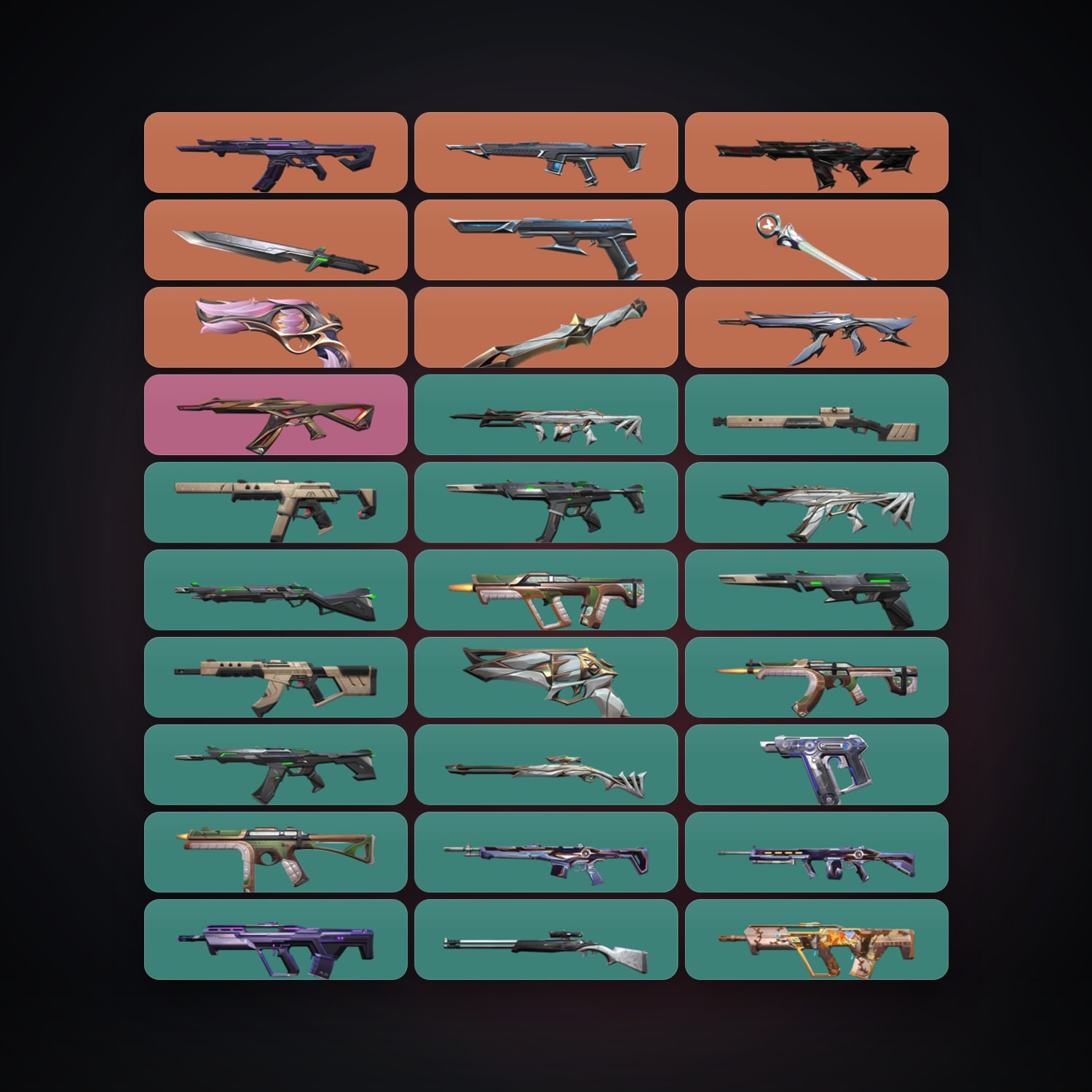 NA Gold 1 locker — 3 knives, 55 skins, lvl 72 — HabibiAccounts