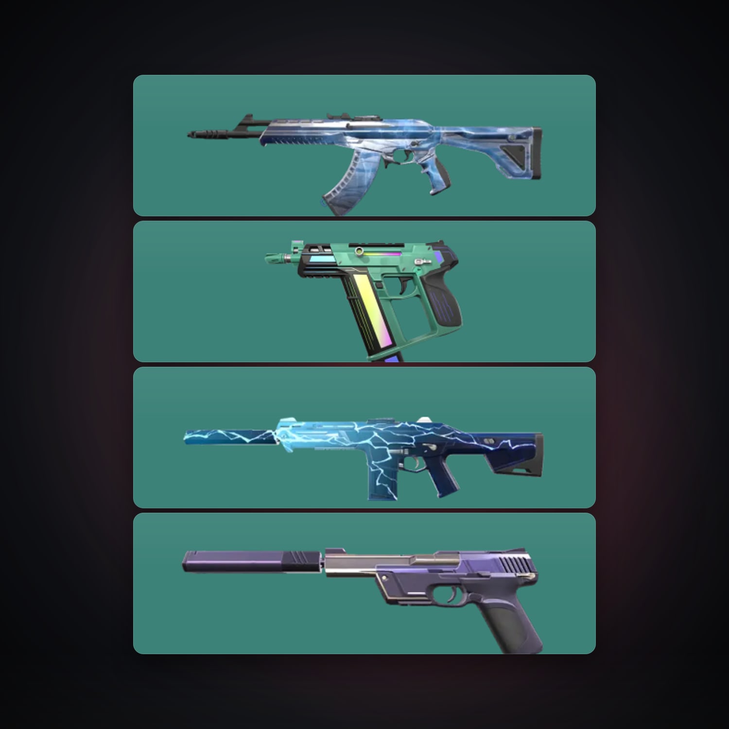 EU Bronze 2 locker — 4 skins, lvl 51 — HabibiAccounts
