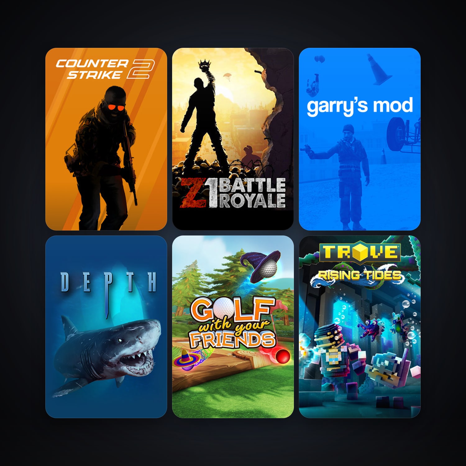 CS2 Prime + Garry's Mod, 31 games, Steam 12, clean — HabibiAccounts