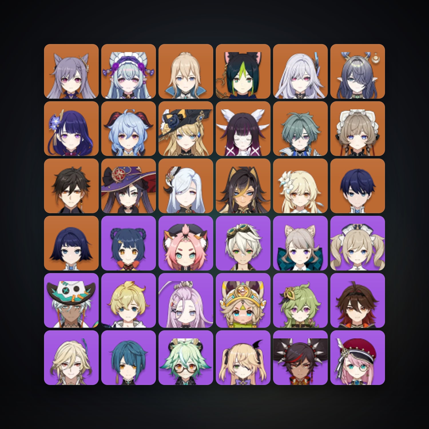 Genshin Impact | AR 57 | 64 Chars | 16× 5★ — HabibiAccounts