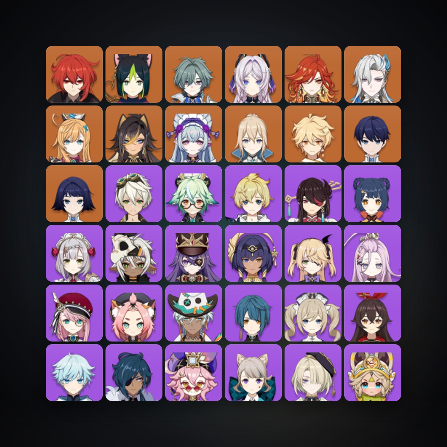 Genshin Impact | AR 58 | 49 Chars | 10× 5★ — HabibiAccounts