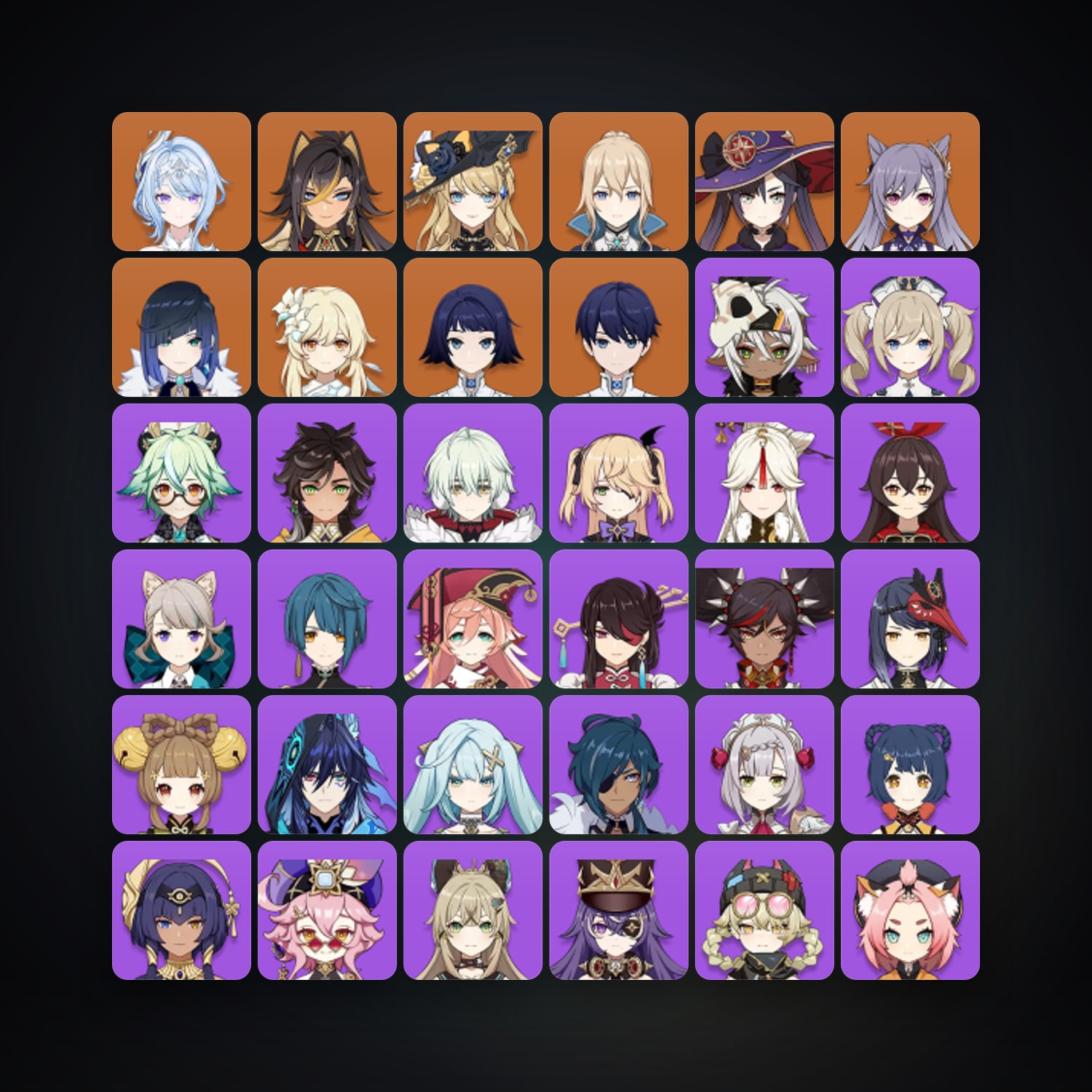 Genshin Impact | AR 45 | 48 Chars | 7× 5★ — HabibiAccounts