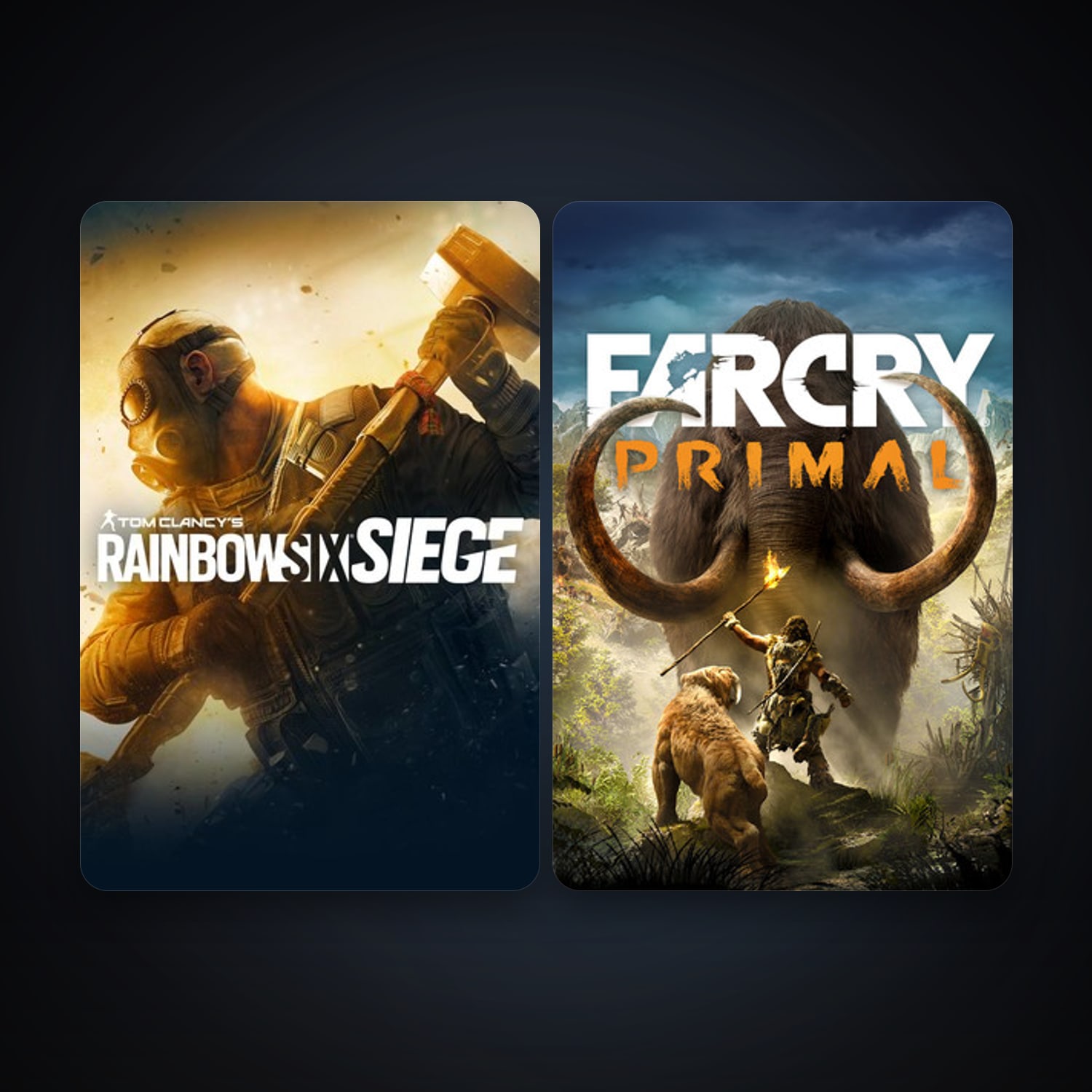Tom Clancy's Rainbow Six Siege + Far Cry Primal, 5 games, clean — HabibiAccounts