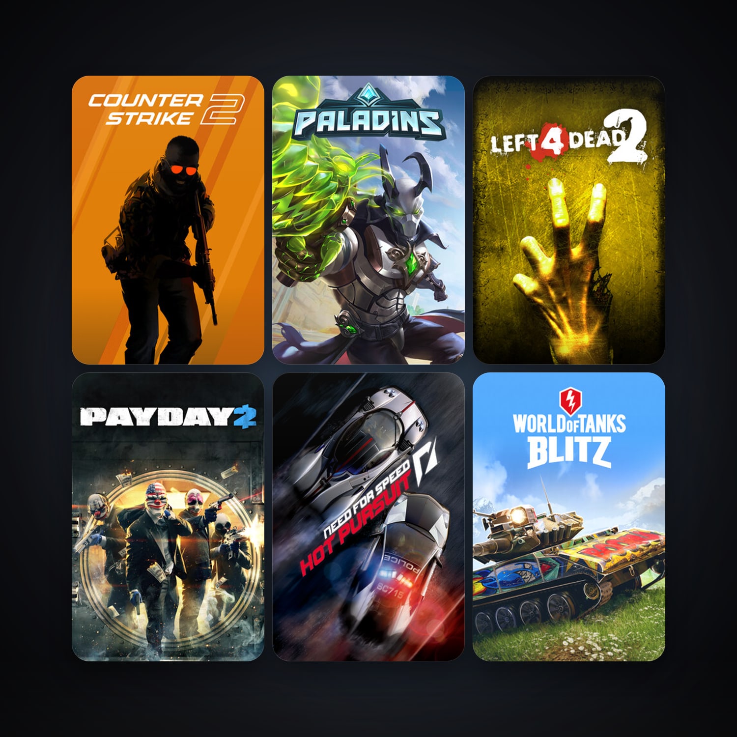 Left 4 Dead 2 + CS2 Prime, 14 games, clean — HabibiAccounts