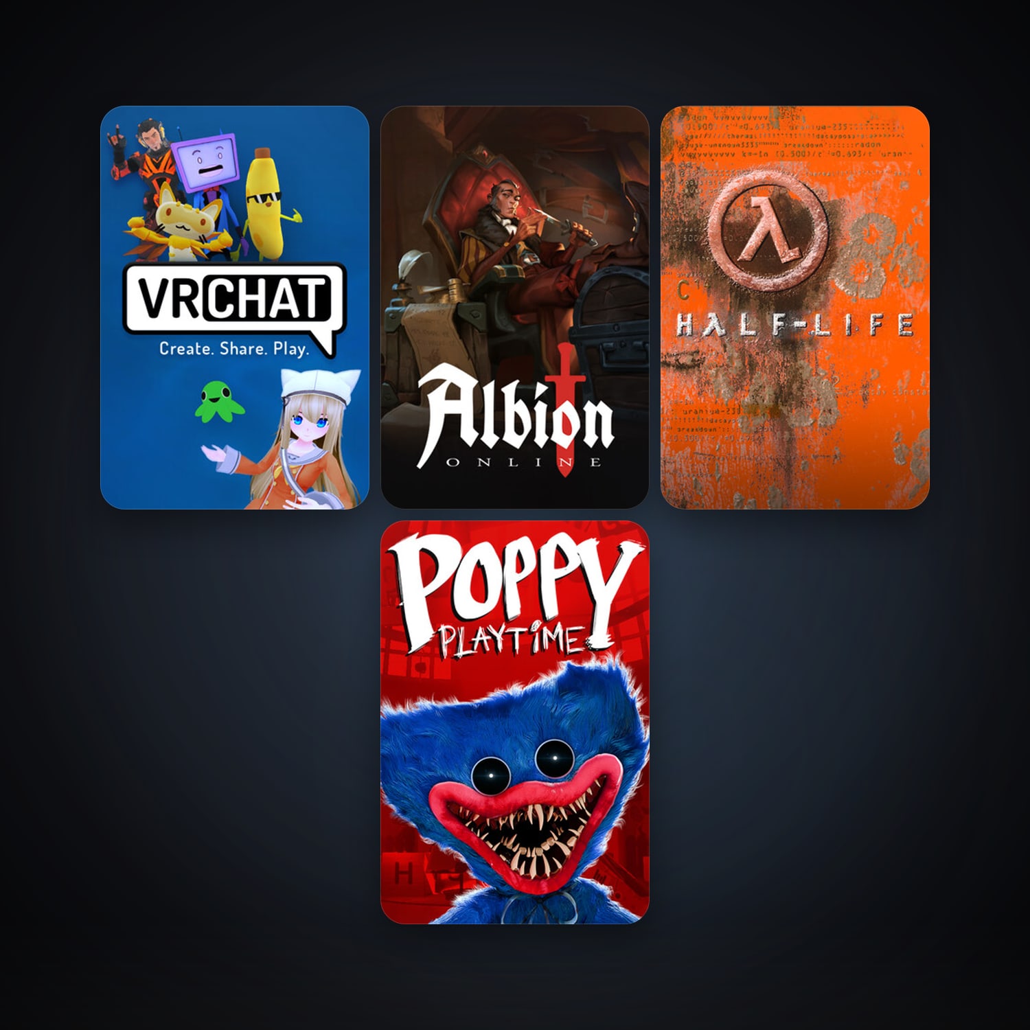 Half-Life + VRChat, 15 games, clean — HabibiAccounts