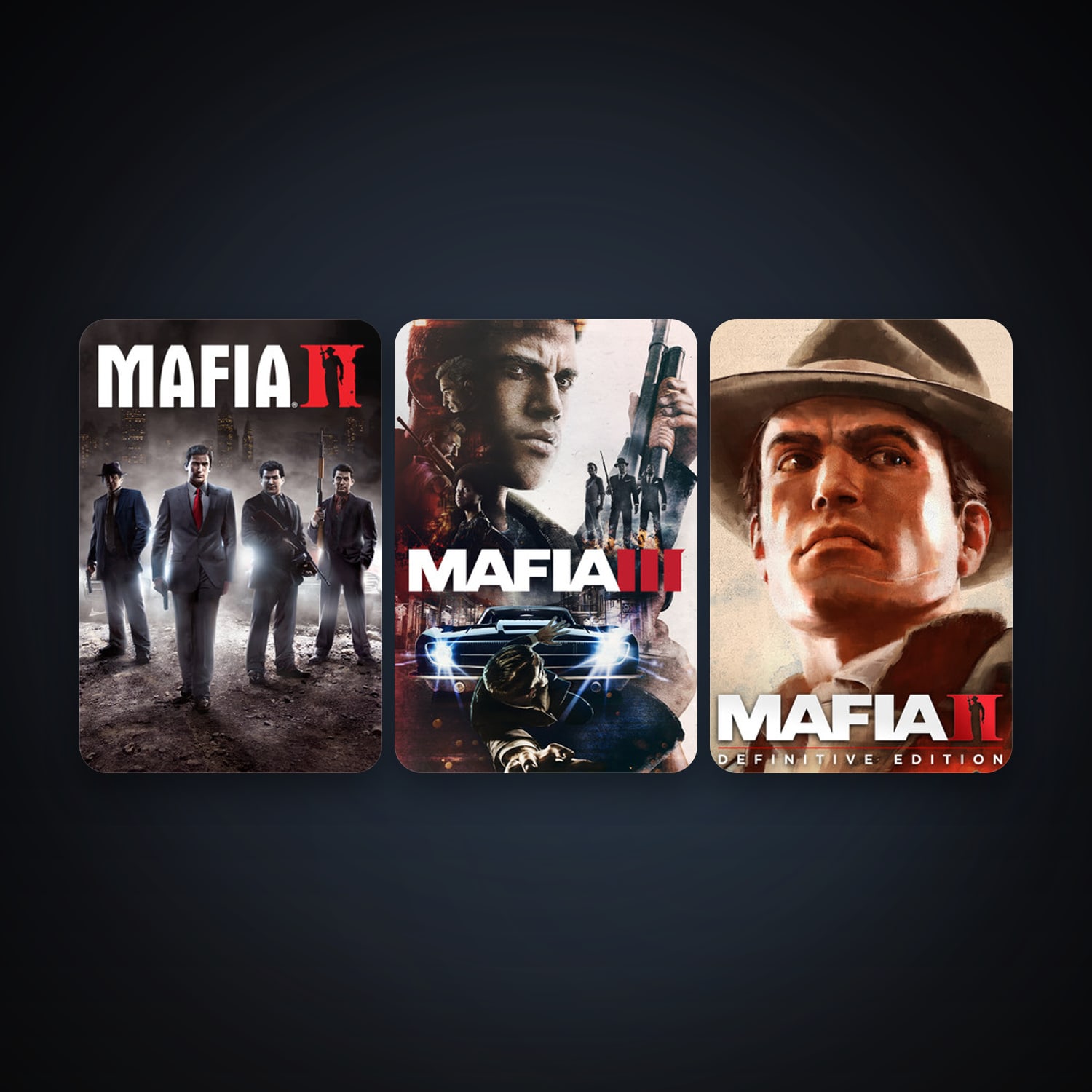 Mafia II + Mafia III, 3 games, clean — HabibiAccounts