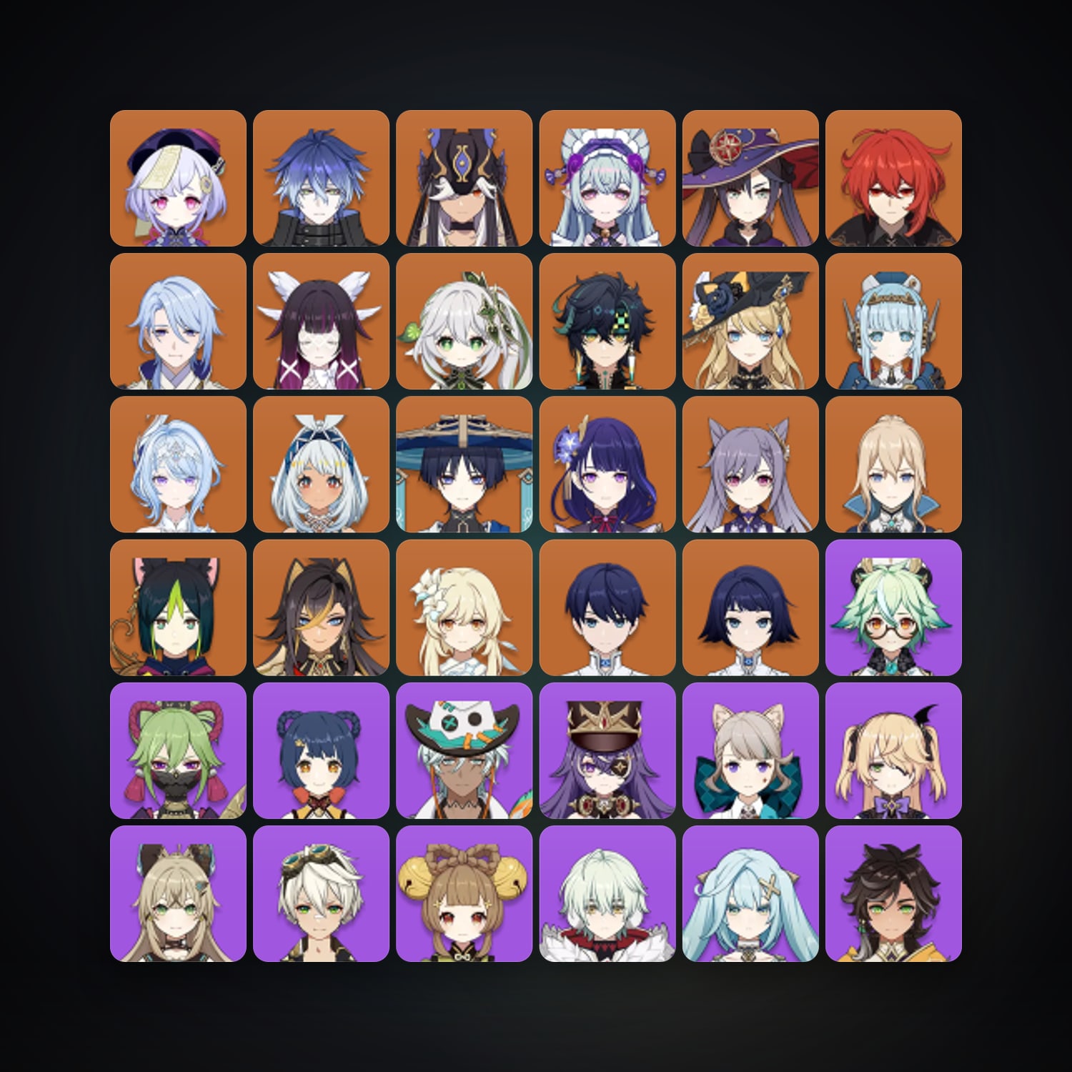 Genshin Impact | AR 59 | 70 Chars | 20× 5★ — Genshin / miHoYo Account — HabibiAccounts