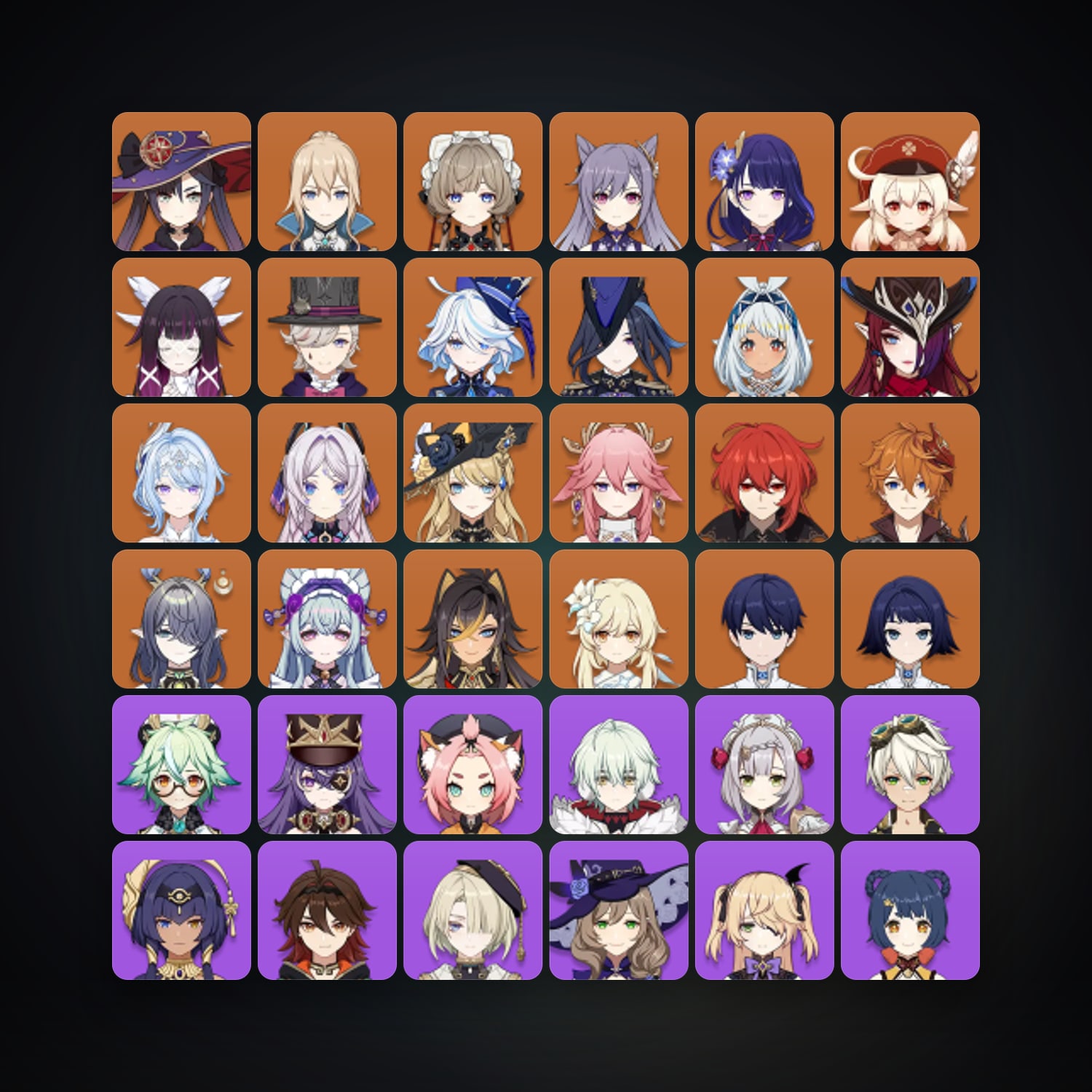 Genshin Impact | AR 58 | 71 Chars | 21× 5★ — Genshin / miHoYo Account — HabibiAccounts