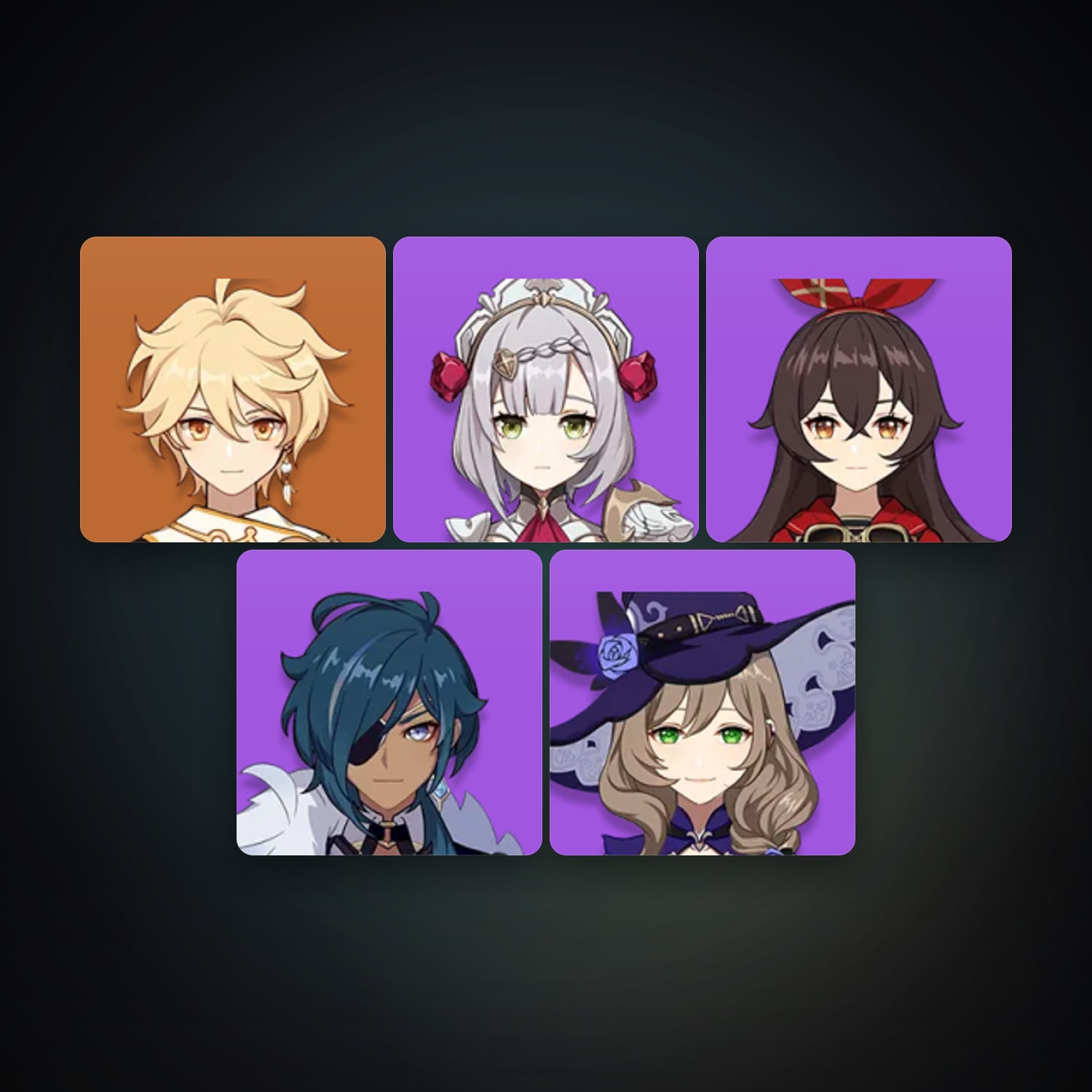 Genshin Impact | AR 12 | 5 Chars — HabibiAccounts