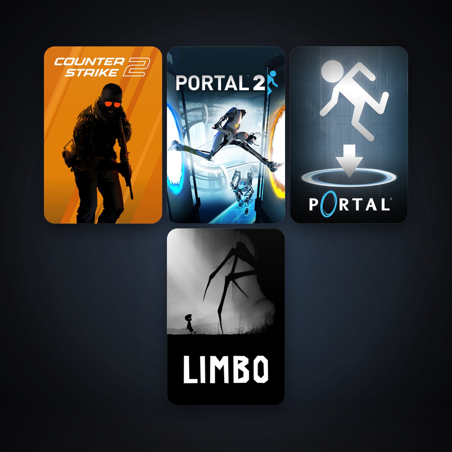Portal + Portal 2, 7 games, clean — HabibiAccounts