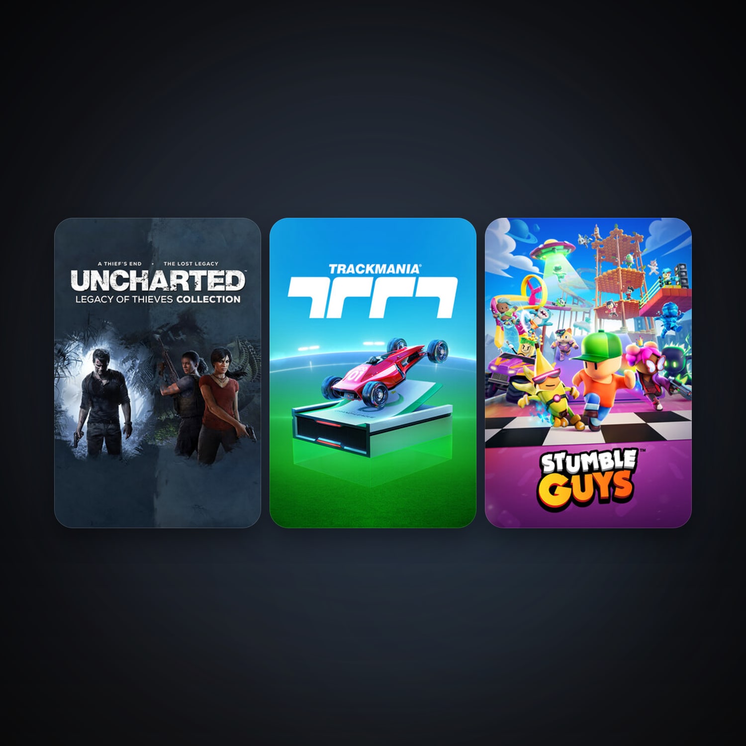 UNCHARTED: Legacy of Thieves Collection + Stumble Guys, 6 games, clean — HabibiAccounts