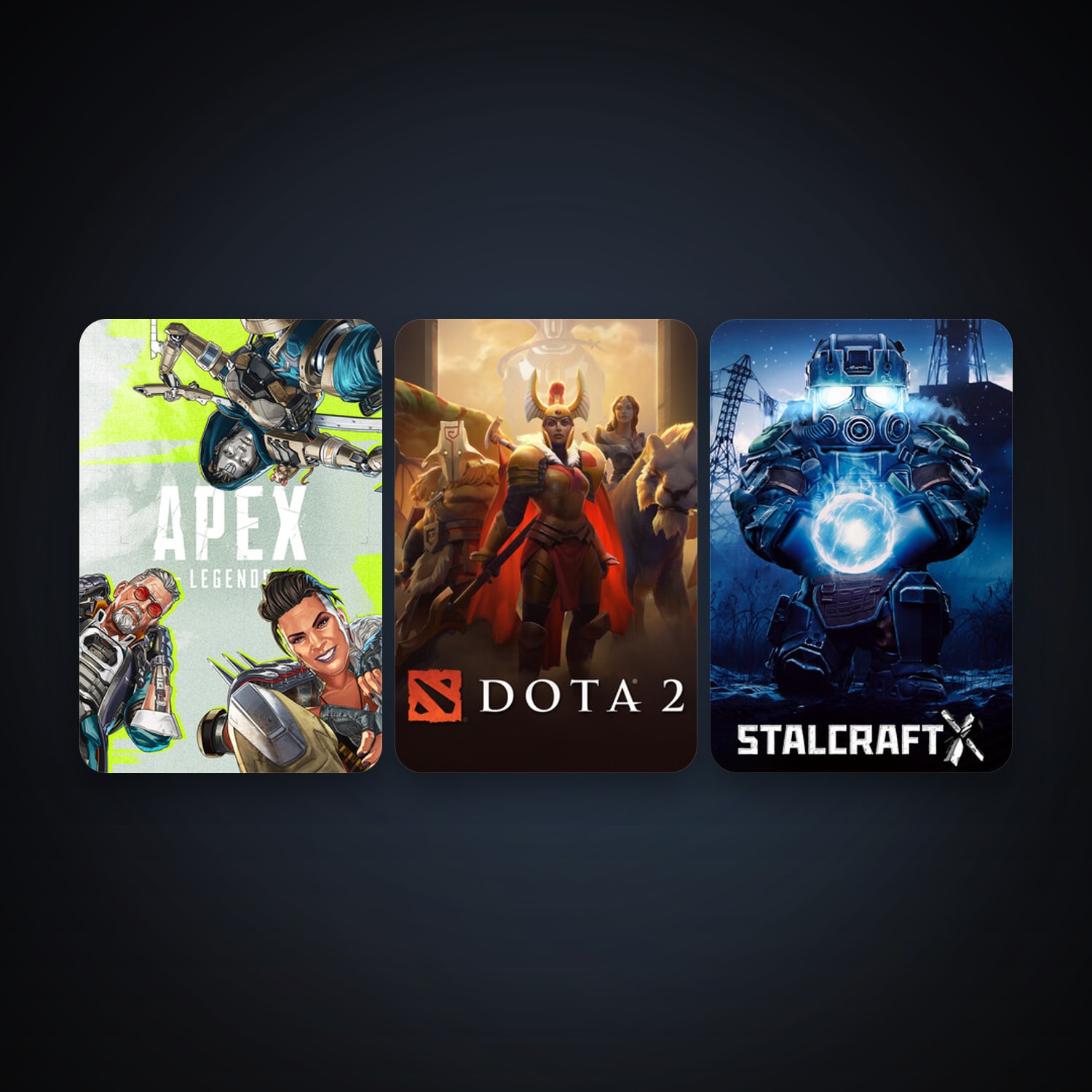 Dota 2 + Apex Legends, 6 games, clean — HabibiAccounts