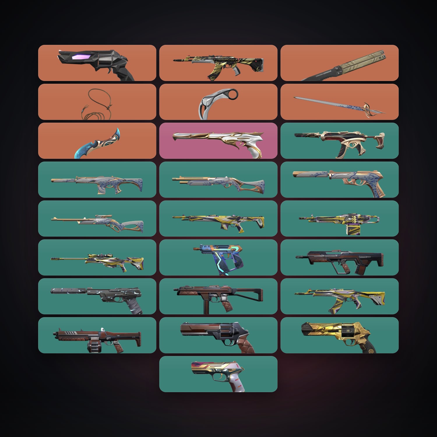 EU Gold 3 locker — 5 knives, 27 skins, lvl 133 — HabibiAccounts