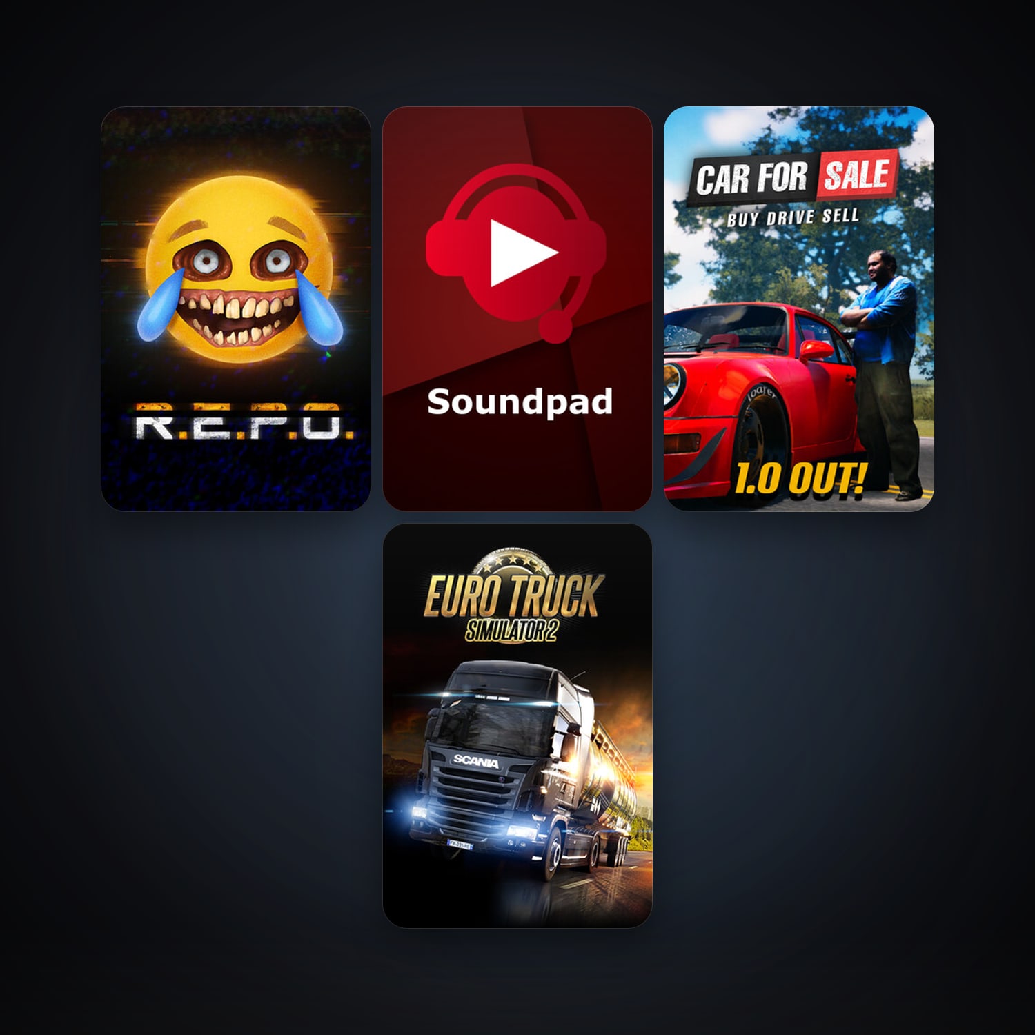 Euro Truck Simulator 2 + Soundpad, 53 games, clean — HabibiAccounts