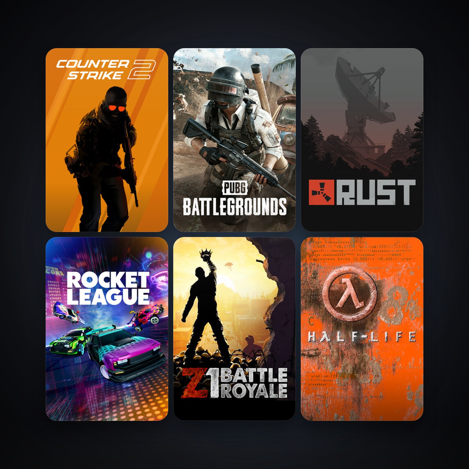 Half-Life + CS2 Prime, 32 games, clean — HabibiAccounts