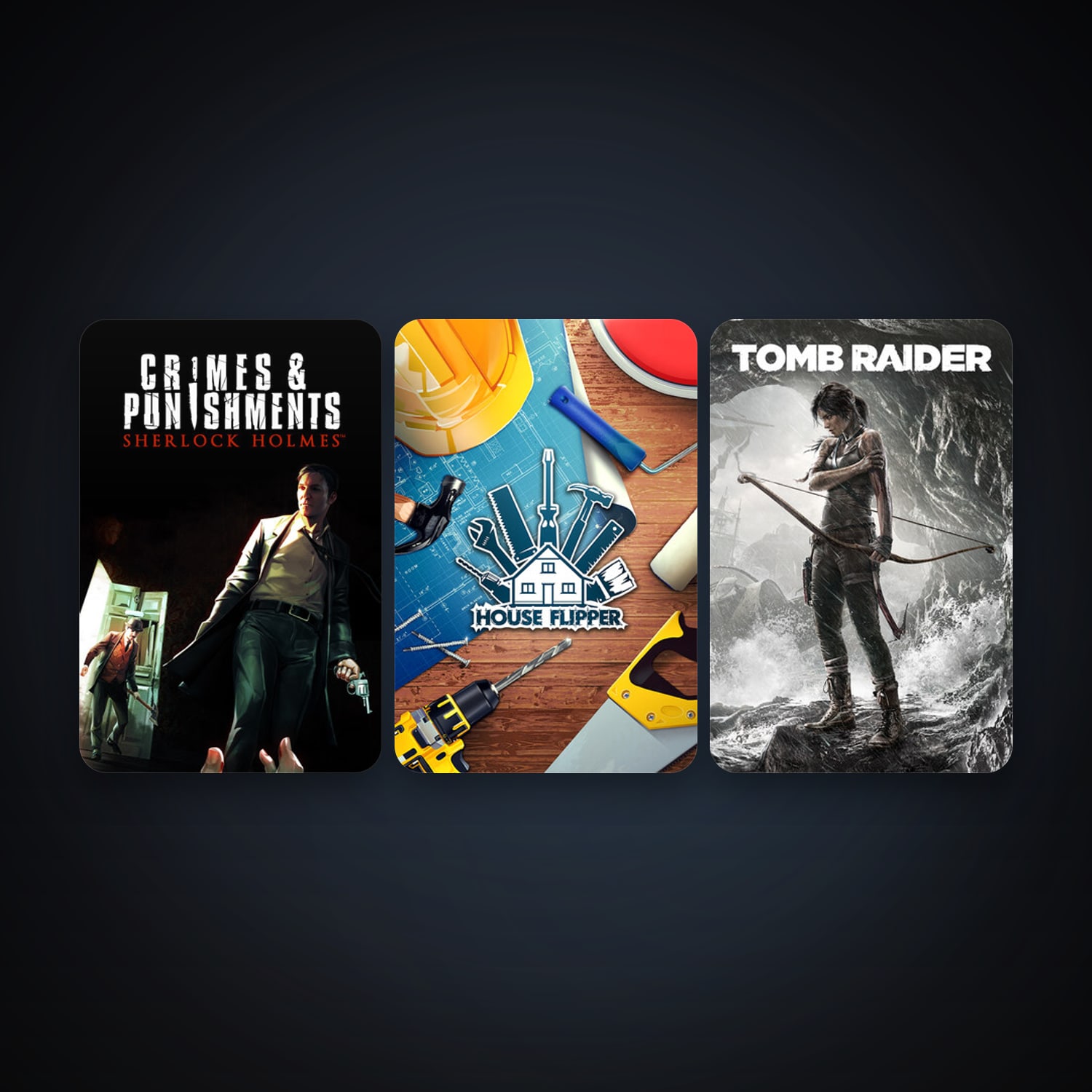 Free CS2 (No Prime) + Tomb Raider, 7 games, clean — HabibiAccounts