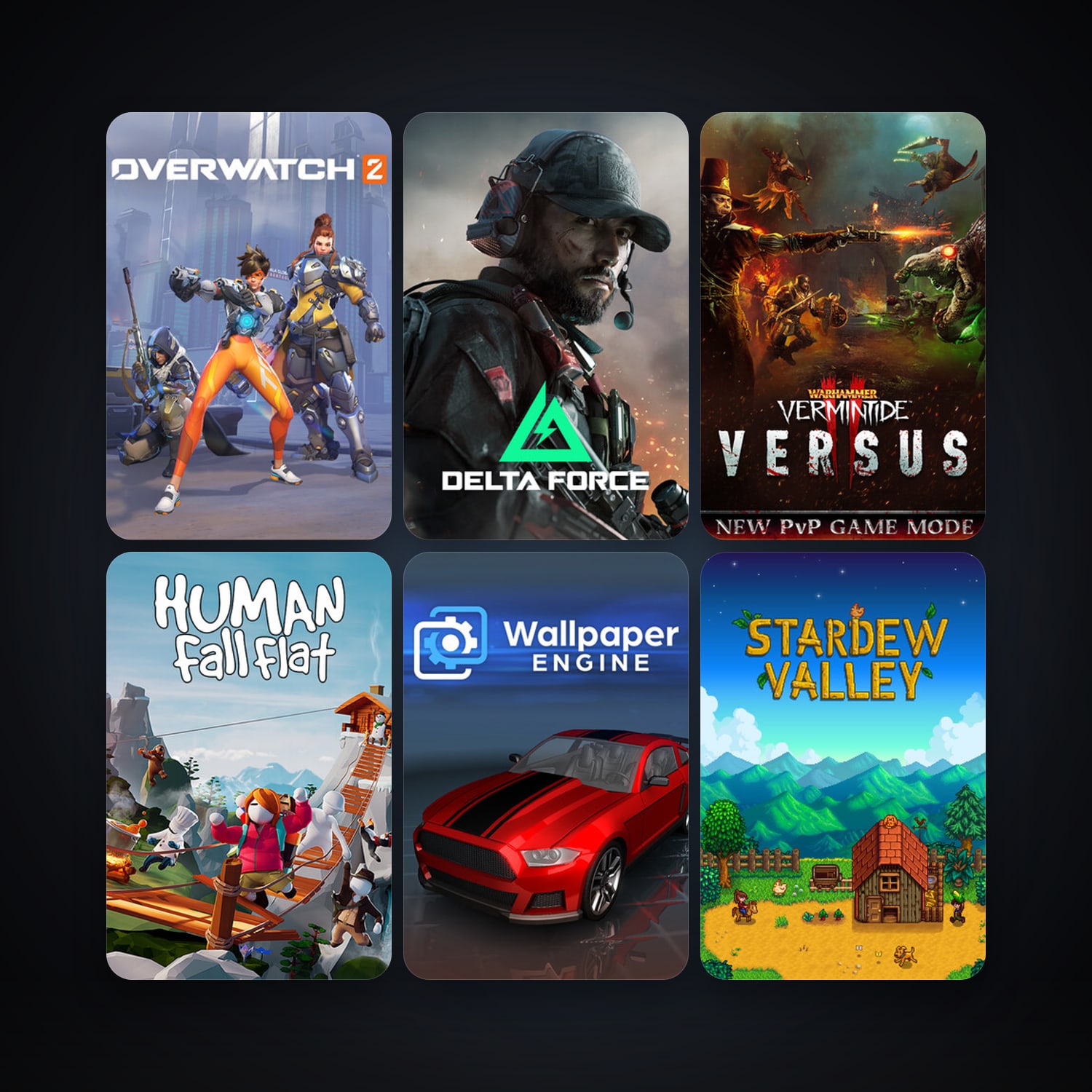 Stardew Valley + Wallpaper Engine, 20 games, clean — HabibiAccounts