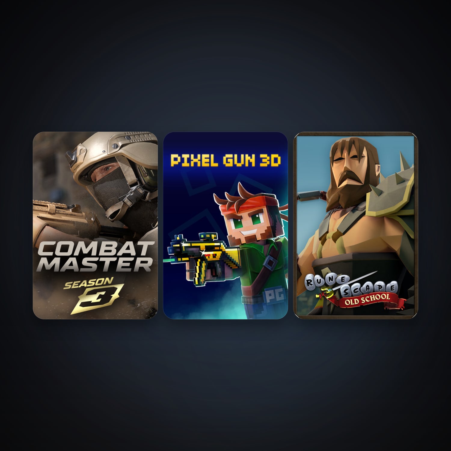 Old School RuneScape + Combat Master: Season 1, 6 games, clean — HabibiAccounts