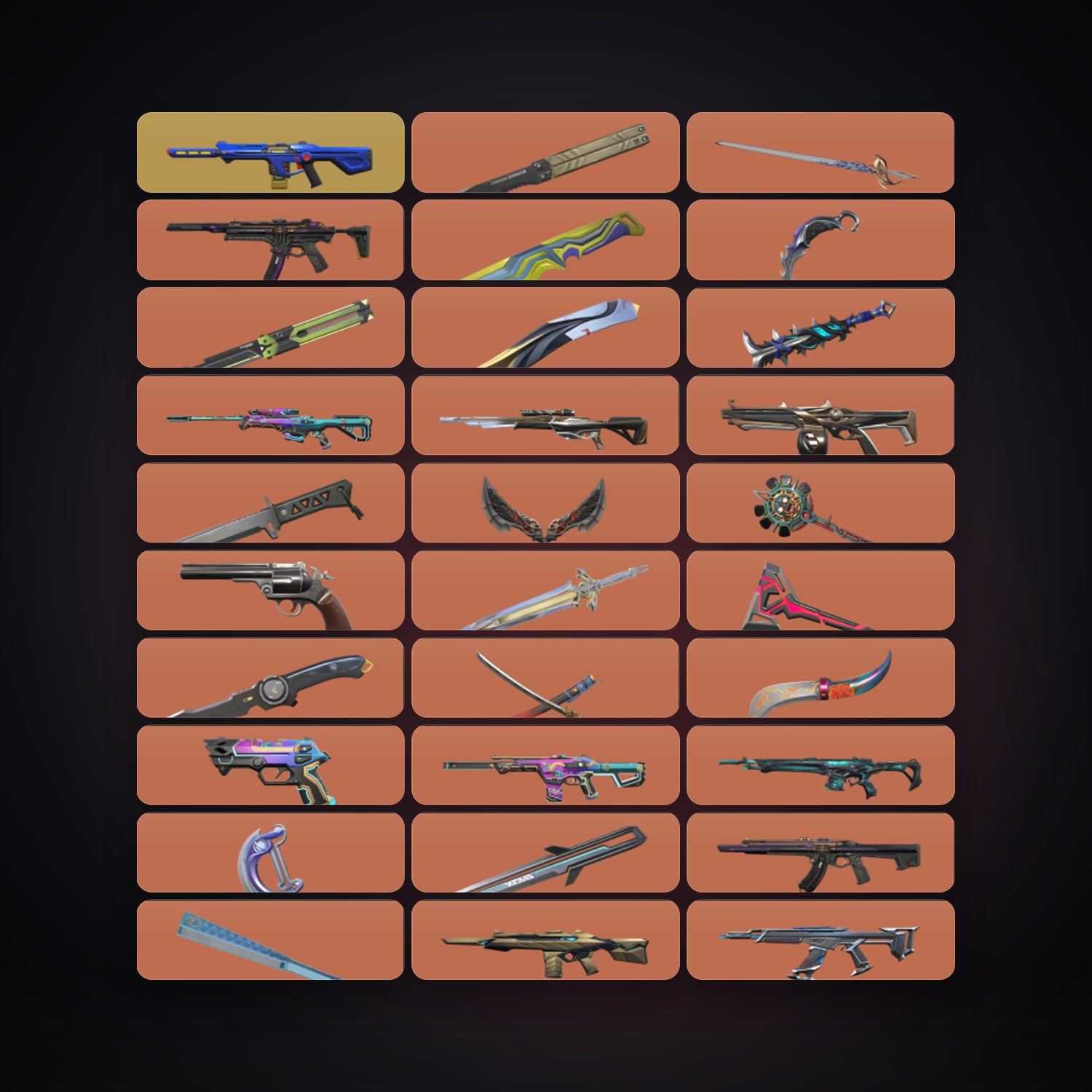 AP Bronze 2 locker — 22 knives, 252 skins, lvl 571 — HabibiAccounts
