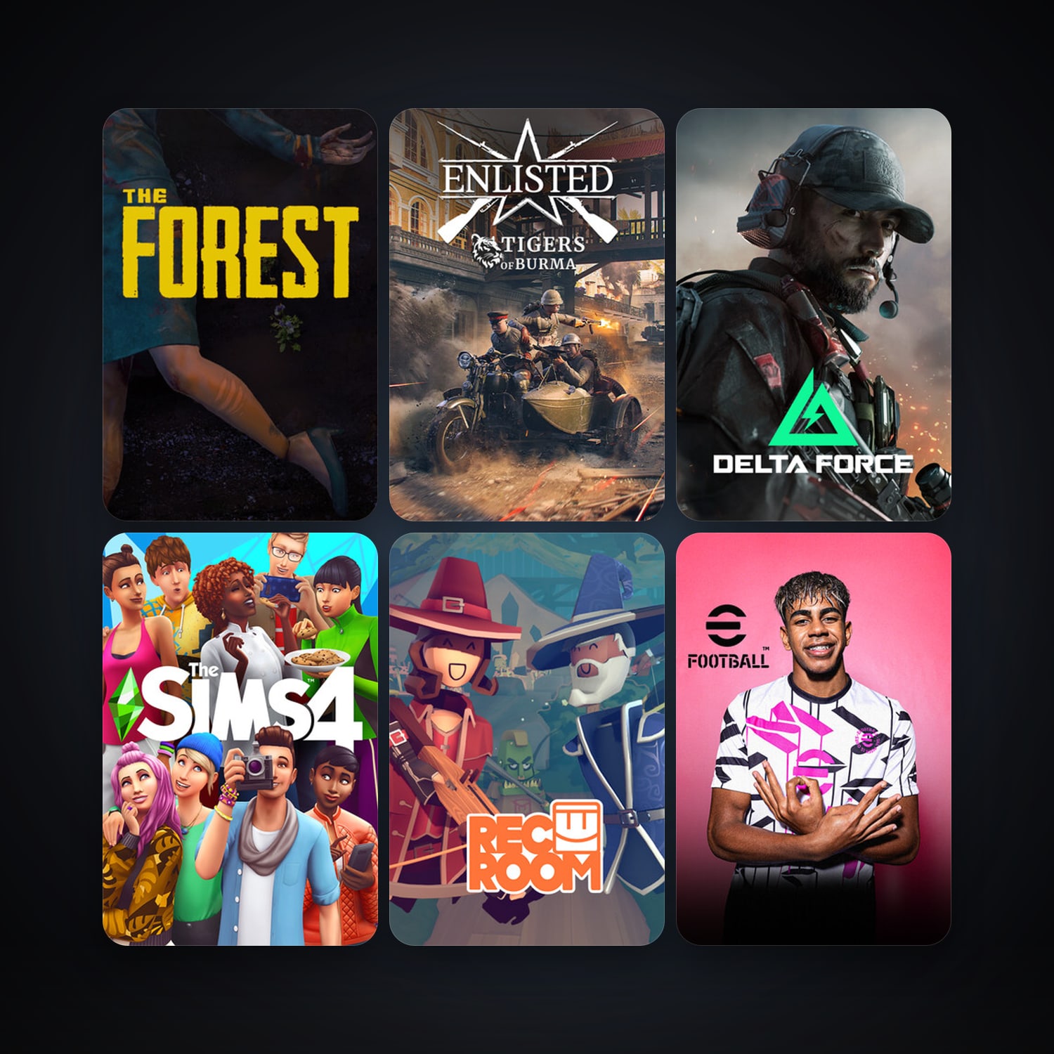 Free CS2 (No Prime) + The Forest, 28 games, clean — HabibiAccounts