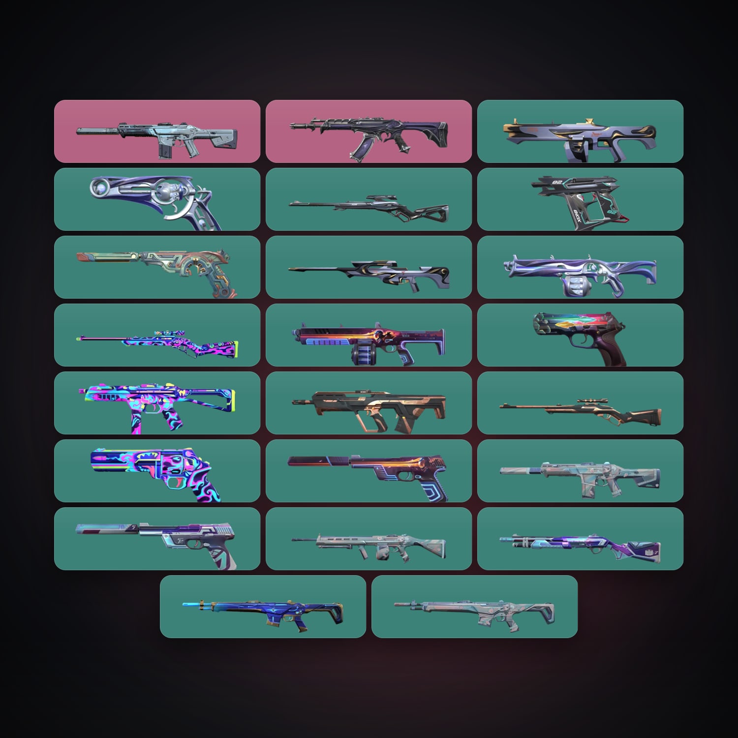 EU Plat 3 locker — 23 skins, lvl 30 — HabibiAccounts