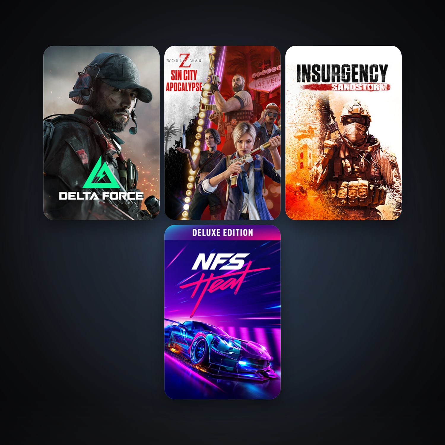 Insurgency: Sandstorm + World War Z: Aftermath, 11 games, clean — HabibiAccounts