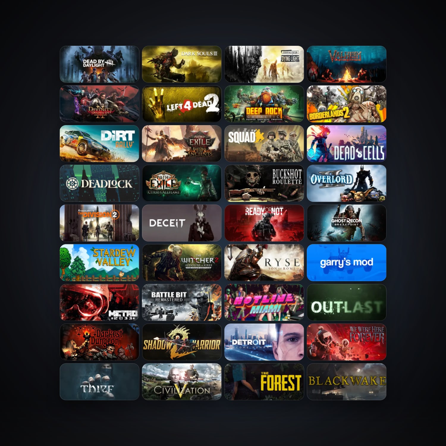 Steam 187 games, Steam 59, clean — HabibiAccounts