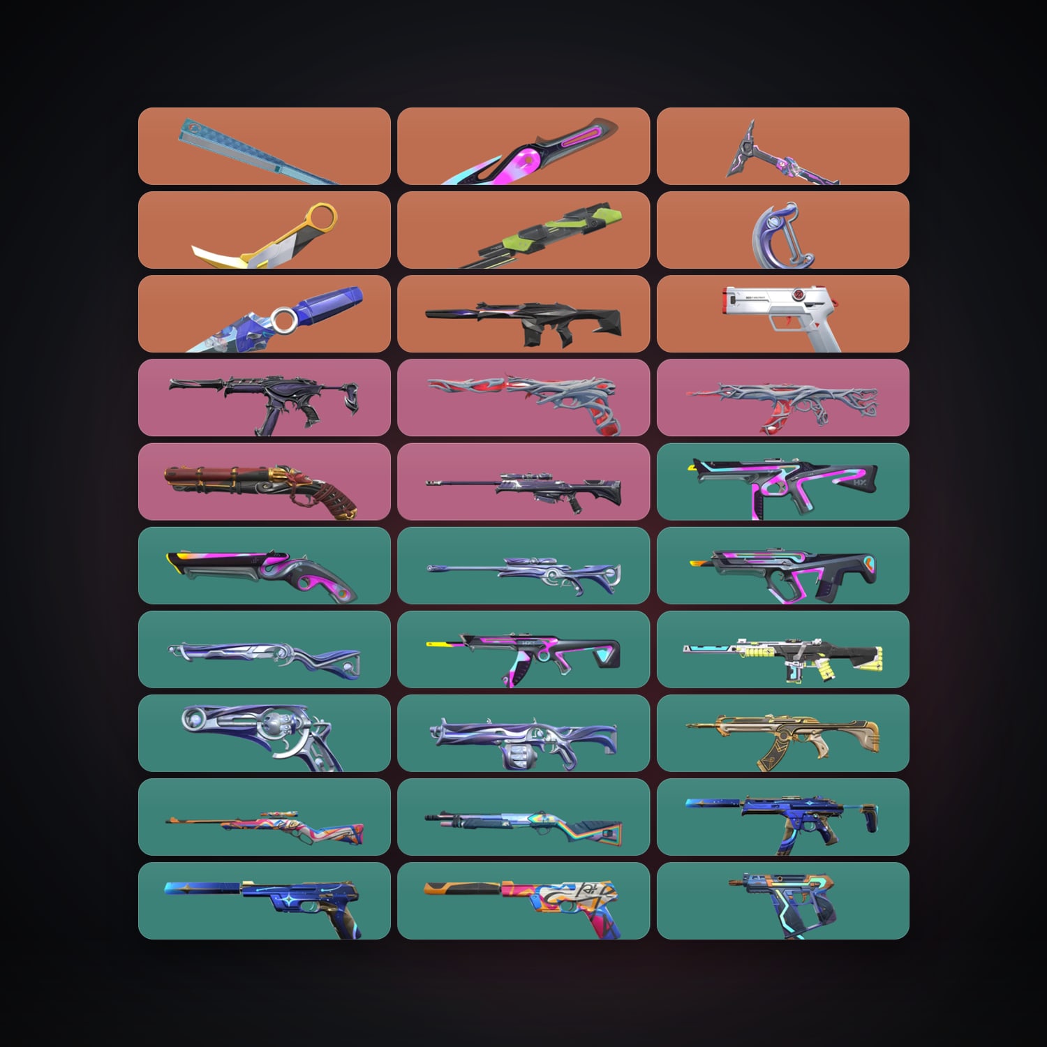 EU Plat 3 locker — 7 knives, 41 skins, lvl 92 — HabibiAccounts