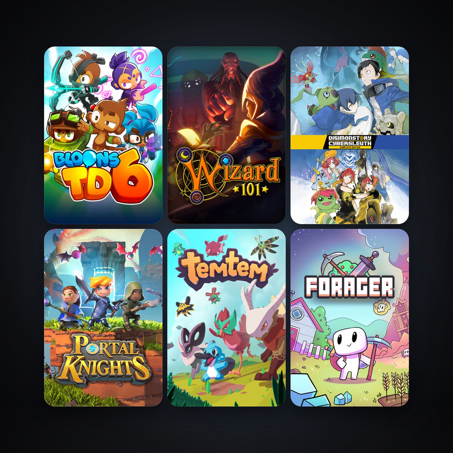Portal Knights + Prime World: Defenders 2, 395 games, Steam 17, clean — HabibiAccounts