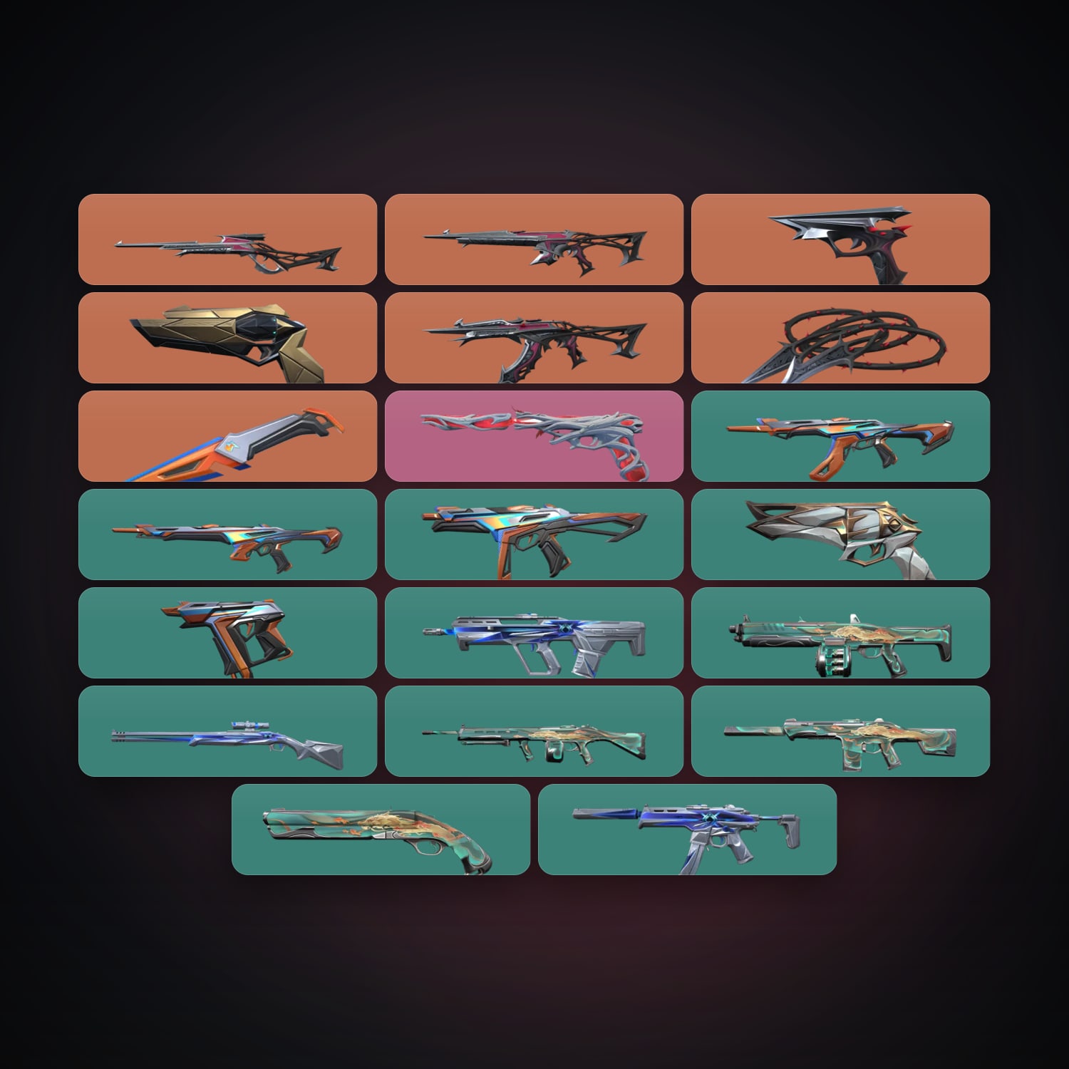EU Plat 1 locker — 2 knives, 21 skins, lvl 58 — HabibiAccounts