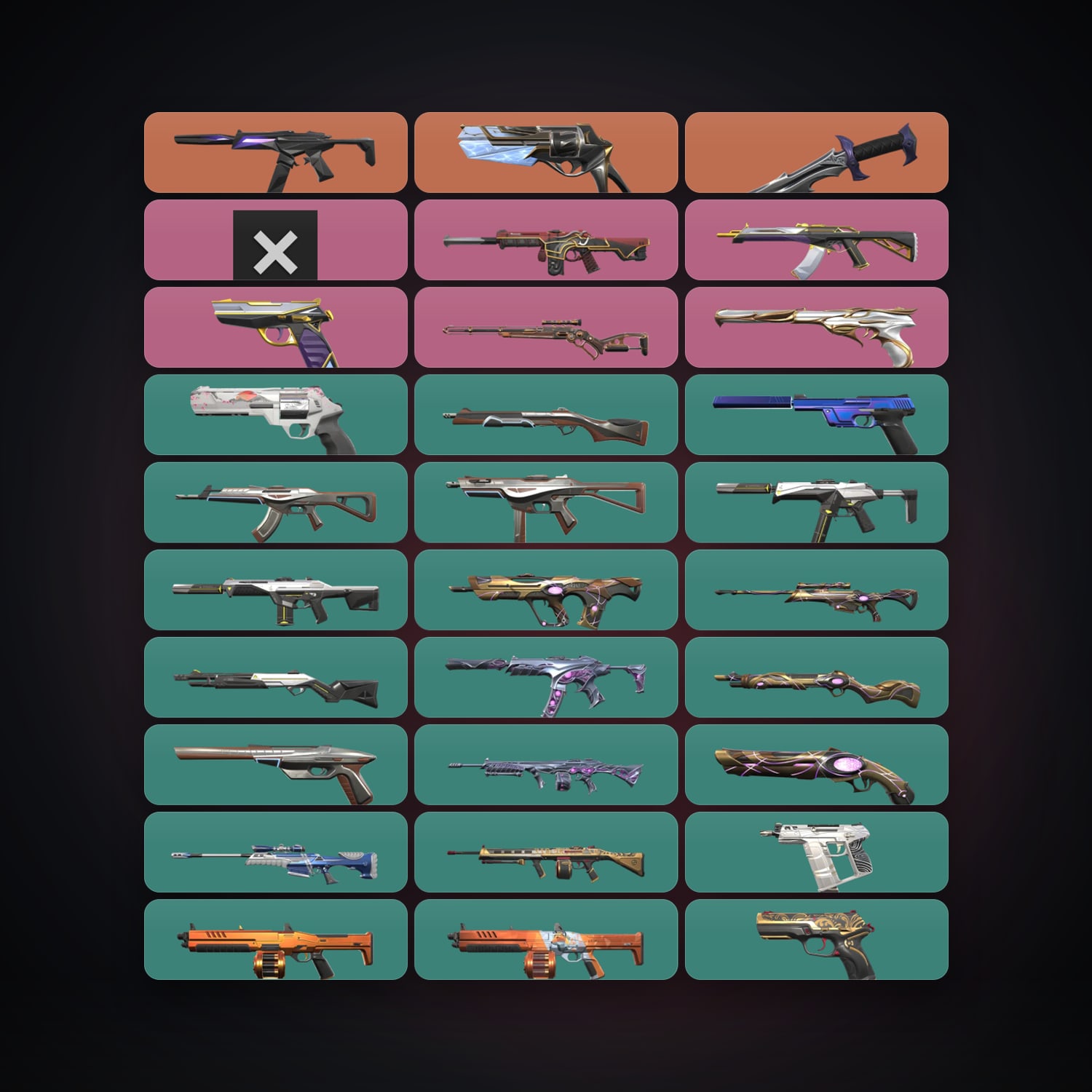 EU Silver 1 locker — 1 knives, 42 skins, lvl 29 — HabibiAccounts