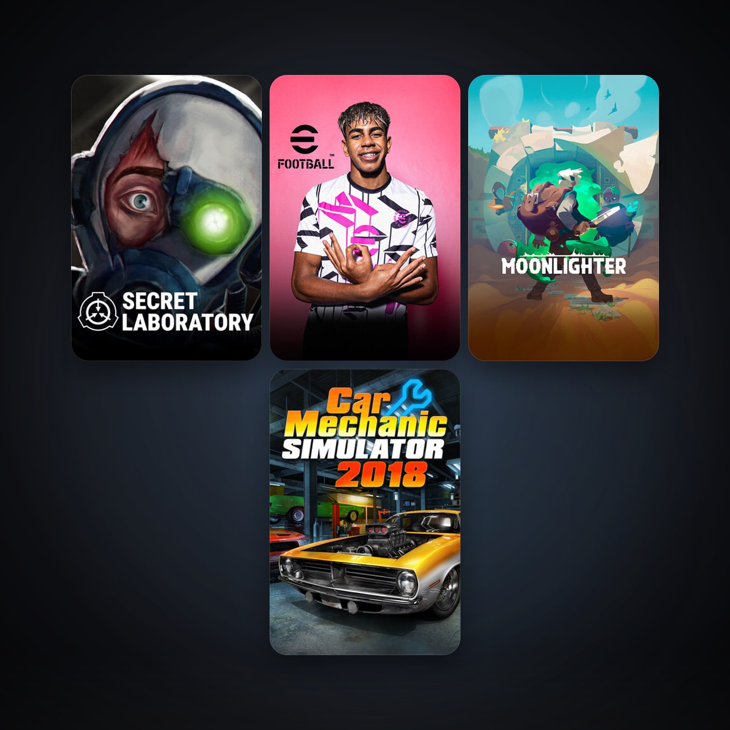 Moonlighter + Car Mechanic Simulator 2018, 19 games, clean — HabibiAccounts