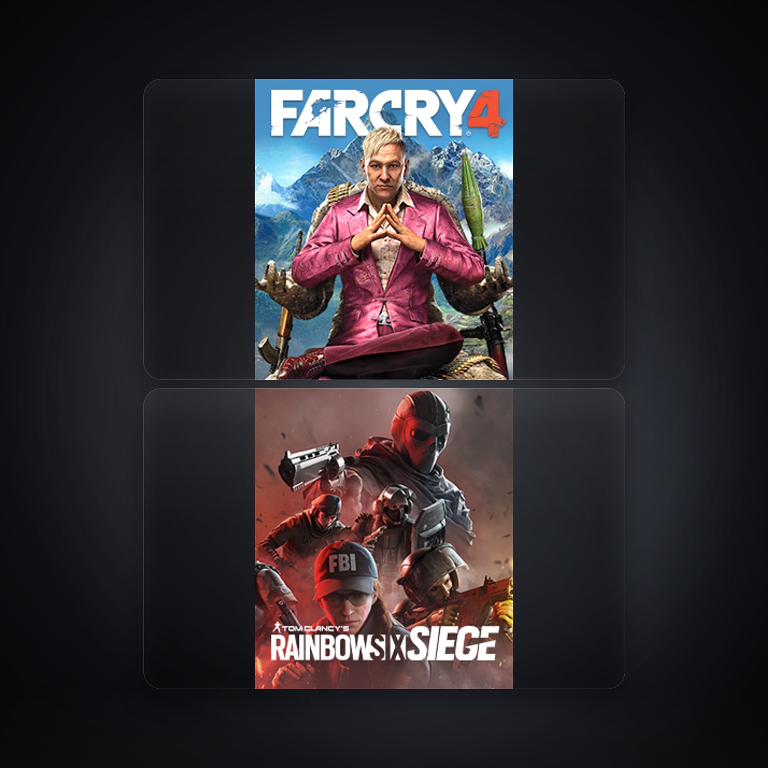 Ubisoft Far Cry 4 + Tom Clancy's Rainbow Six Siege (Steam) — TR — HabibiAccounts