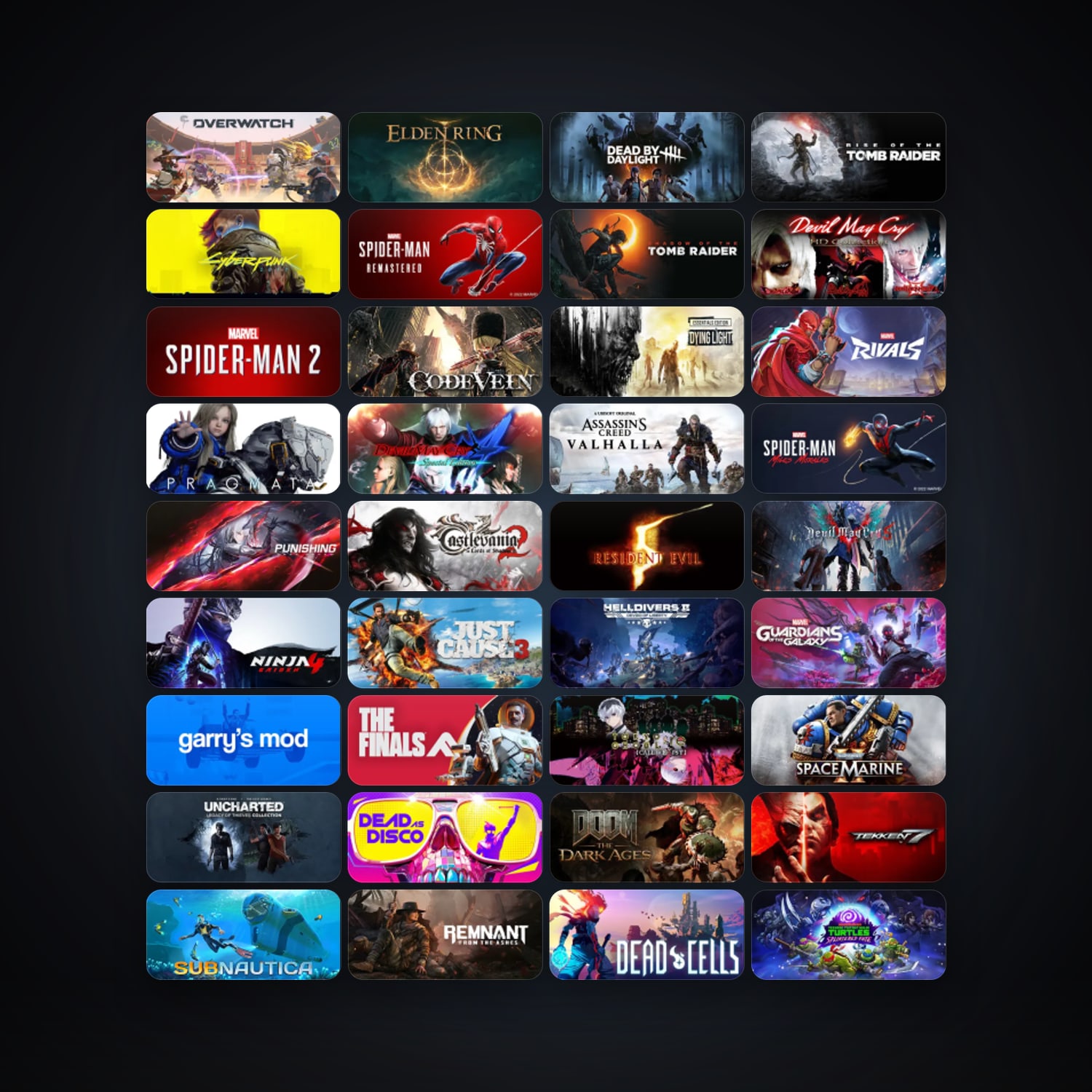 Dead by Daylight + Rise of the Tomb Raider, 154 games, clean — HabibiAccounts