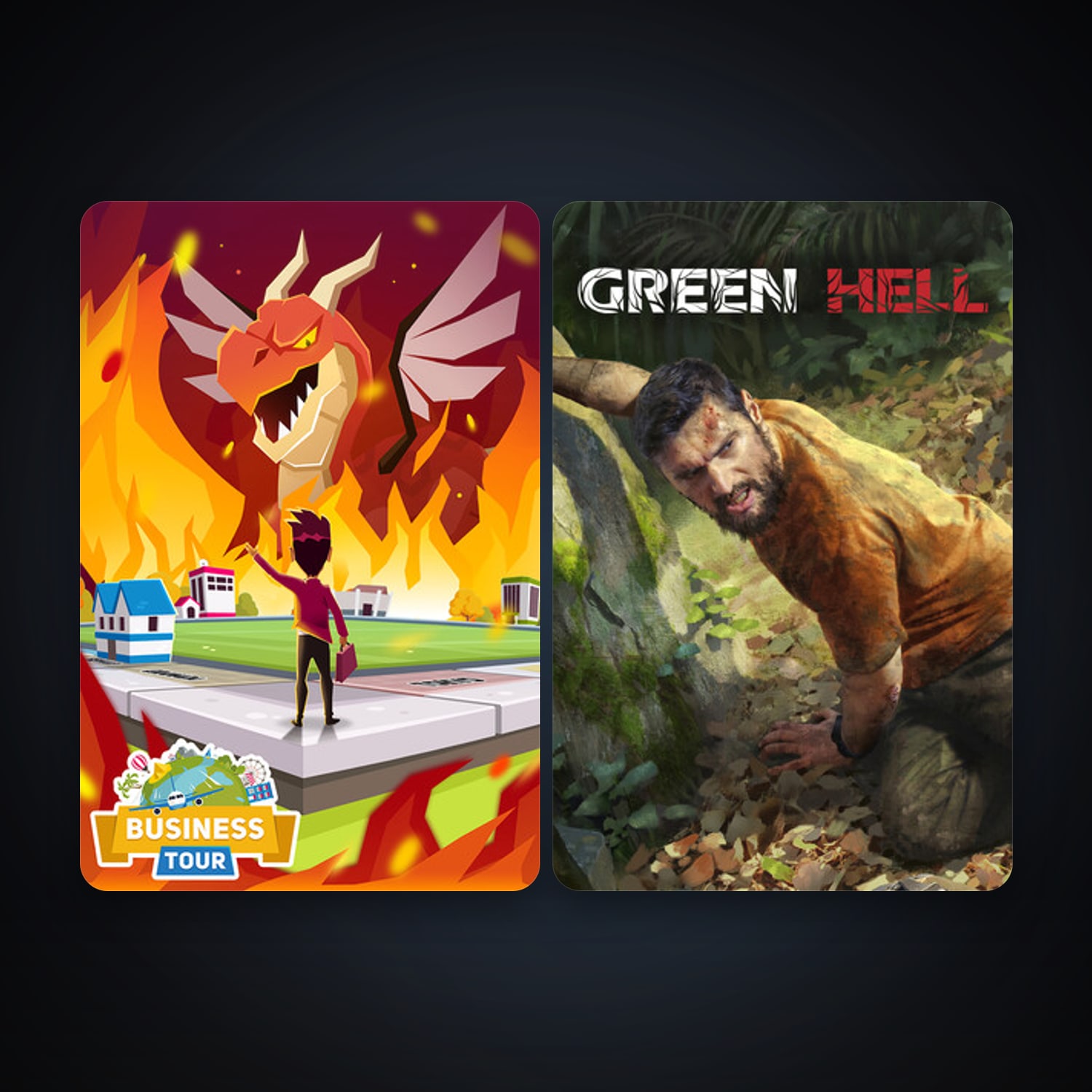 Business Tour - Board Game with Online Multiplayer + Green Hell, 2 games, clean — HabibiAccounts