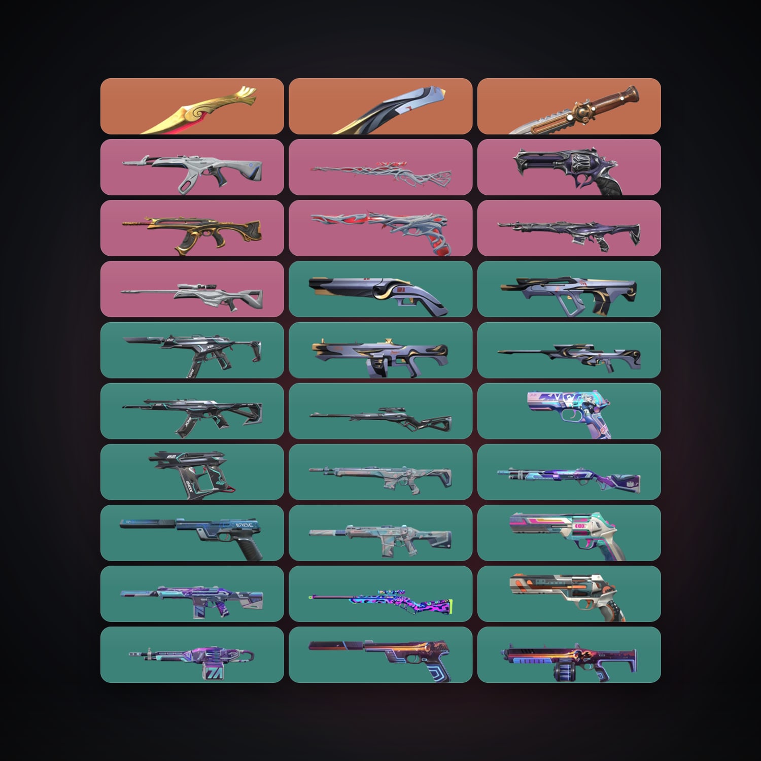 EU Gold 2 locker — 3 knives, 39 skins, lvl 191 — HabibiAccounts