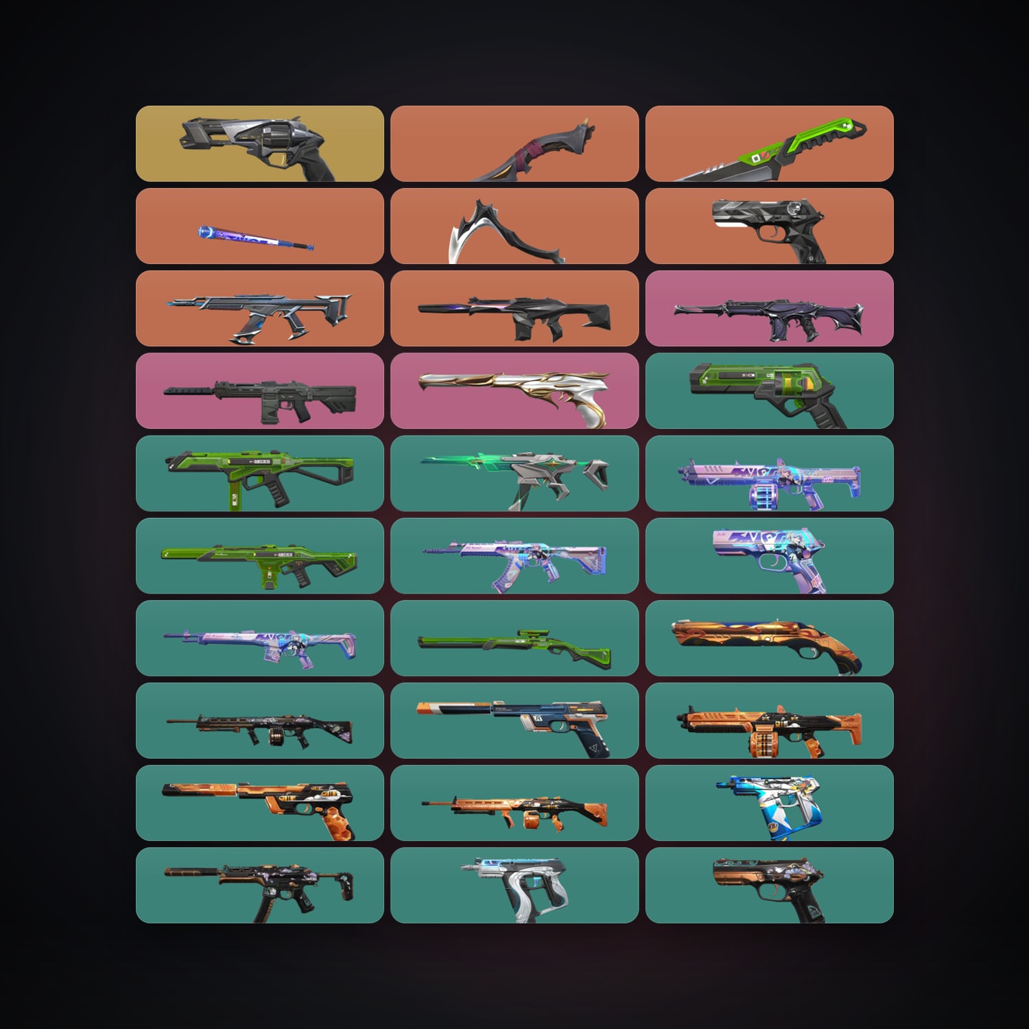BR Bronze 3 locker — 4 knives, 42 skins, lvl 90 — HabibiAccounts