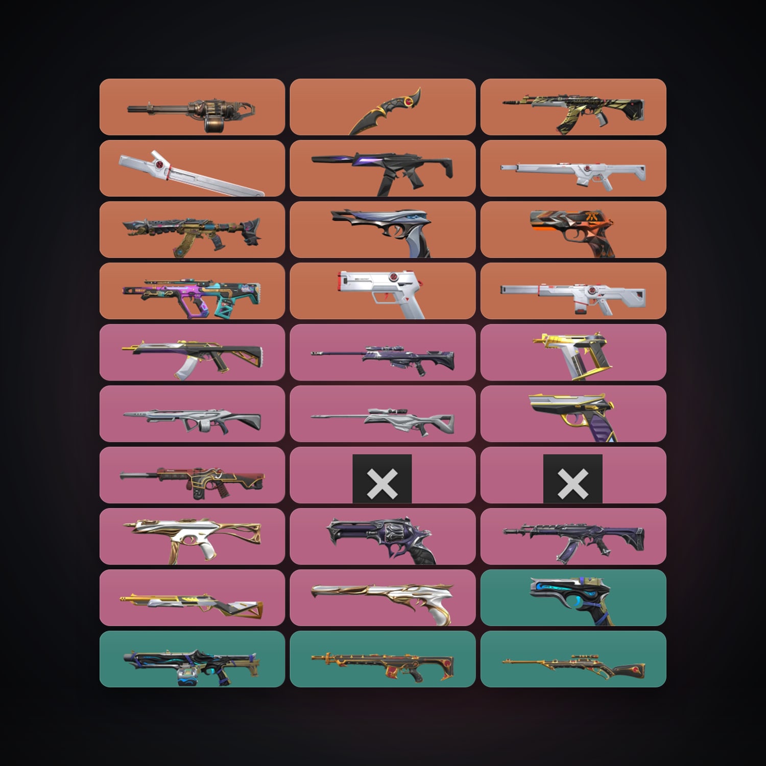 EU Gold 3 locker — 2 knives, 62 skins, lvl 356 — HabibiAccounts