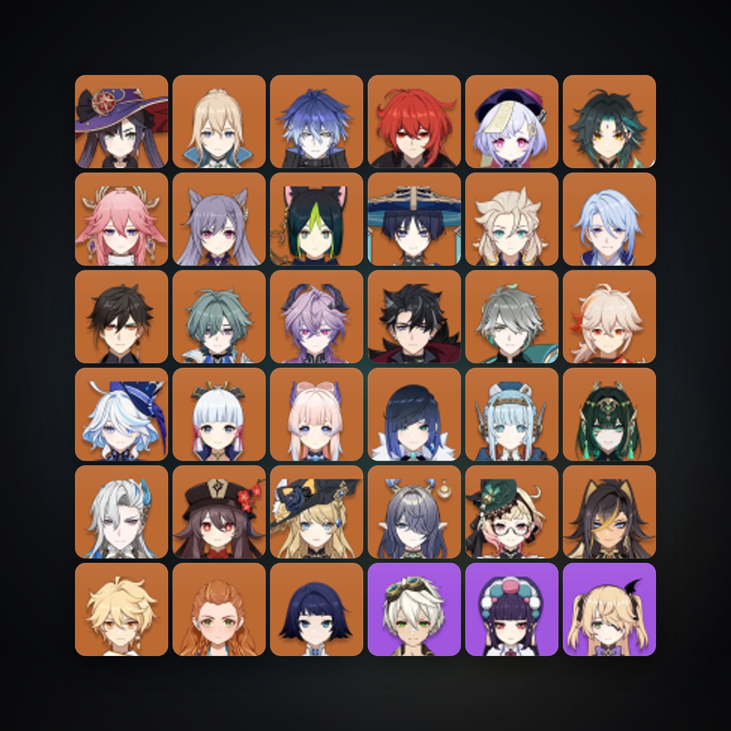 جينشن إمباكت | AR 60 | 83 شخصية | 30× 5★ — HabibiAccounts