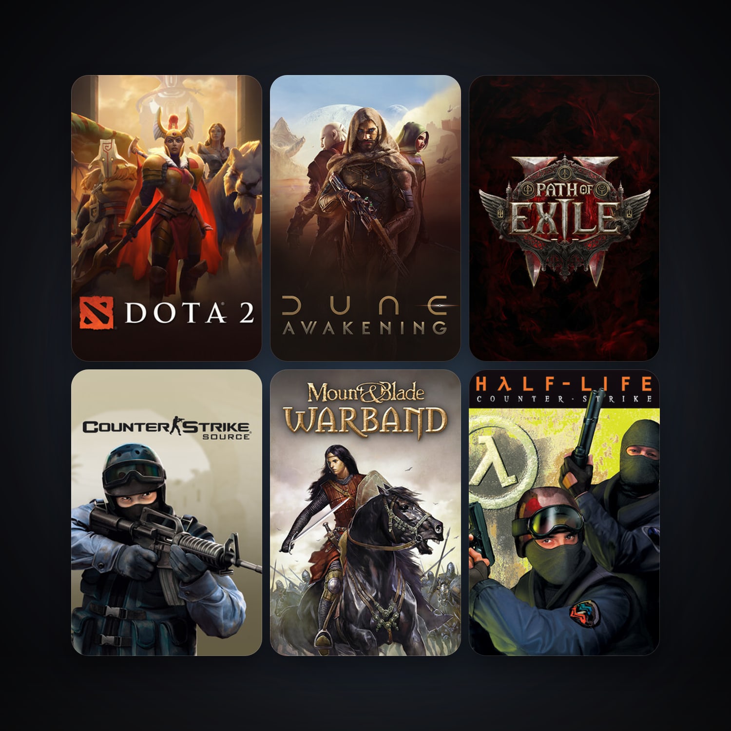 Counter-Strike + Counter-Strike: Source, 24 games, Steam 10, clean — HabibiAccounts