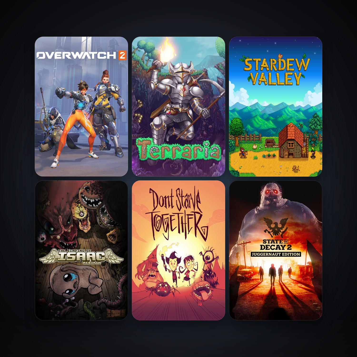 Terraria + The Binding of Isaac: Rebirth, 84 games, Steam 10, clean — HabibiAccounts