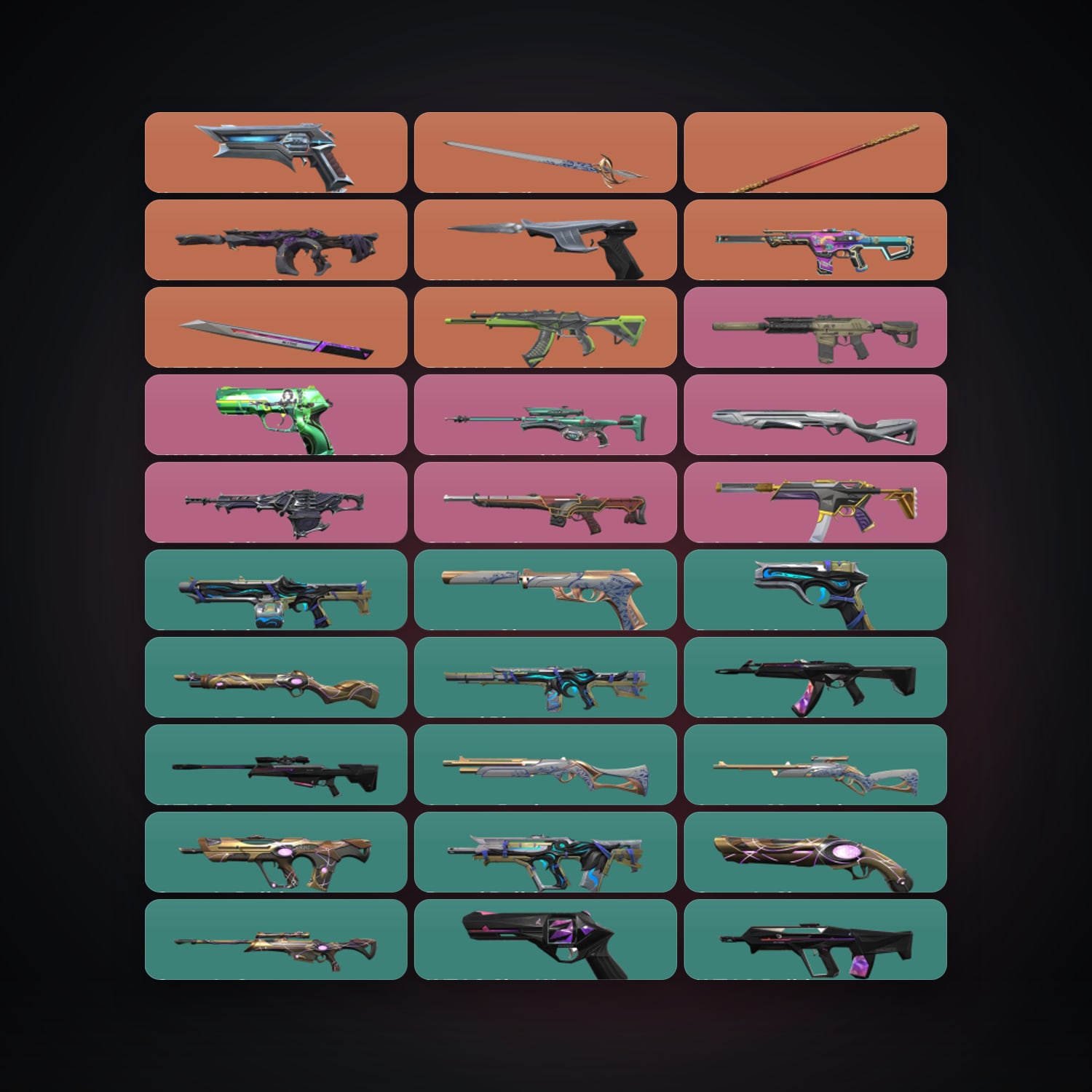 LA Bronze 1 locker — 3 knives, 65 skins, lvl 162 — HabibiAccounts