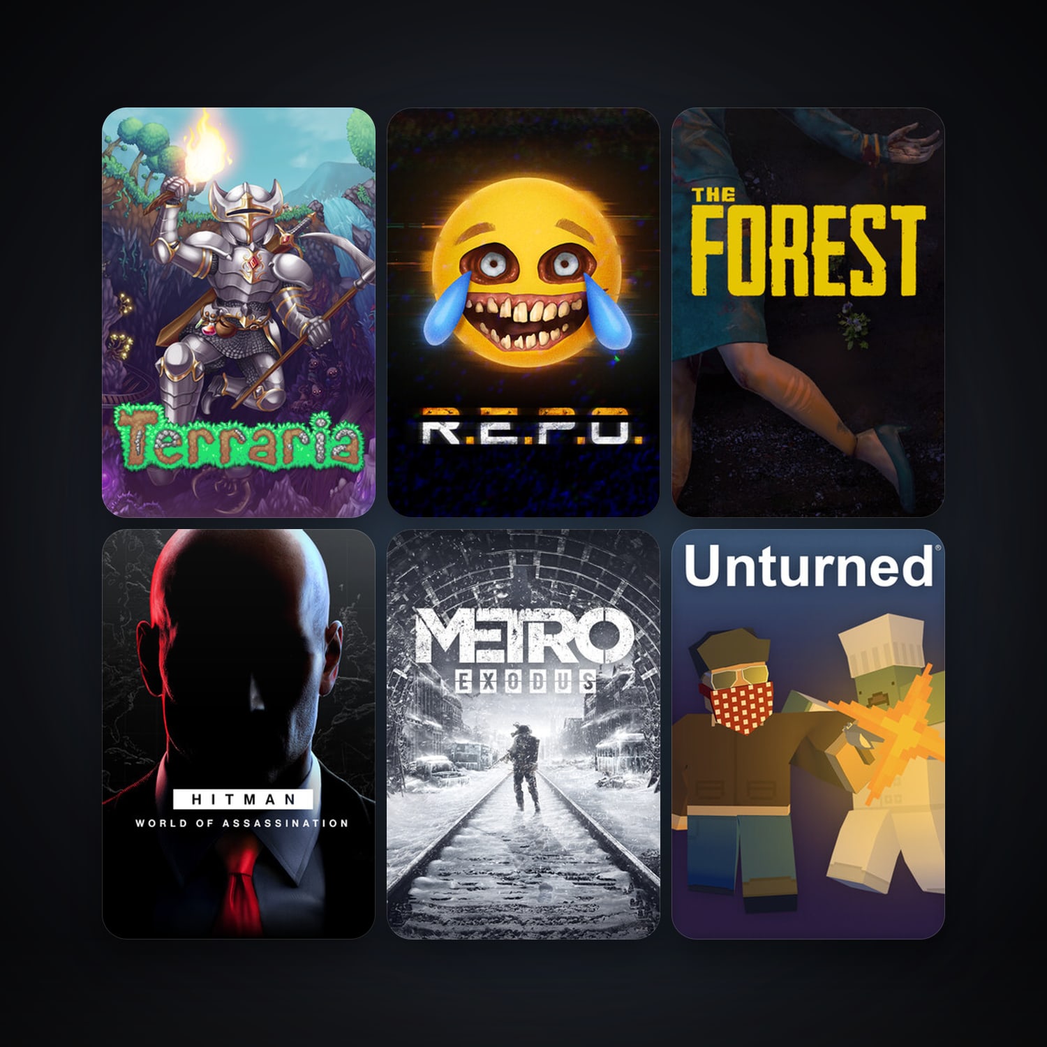 Terraria + Hitman: Absolution, 26 games, clean — HabibiAccounts