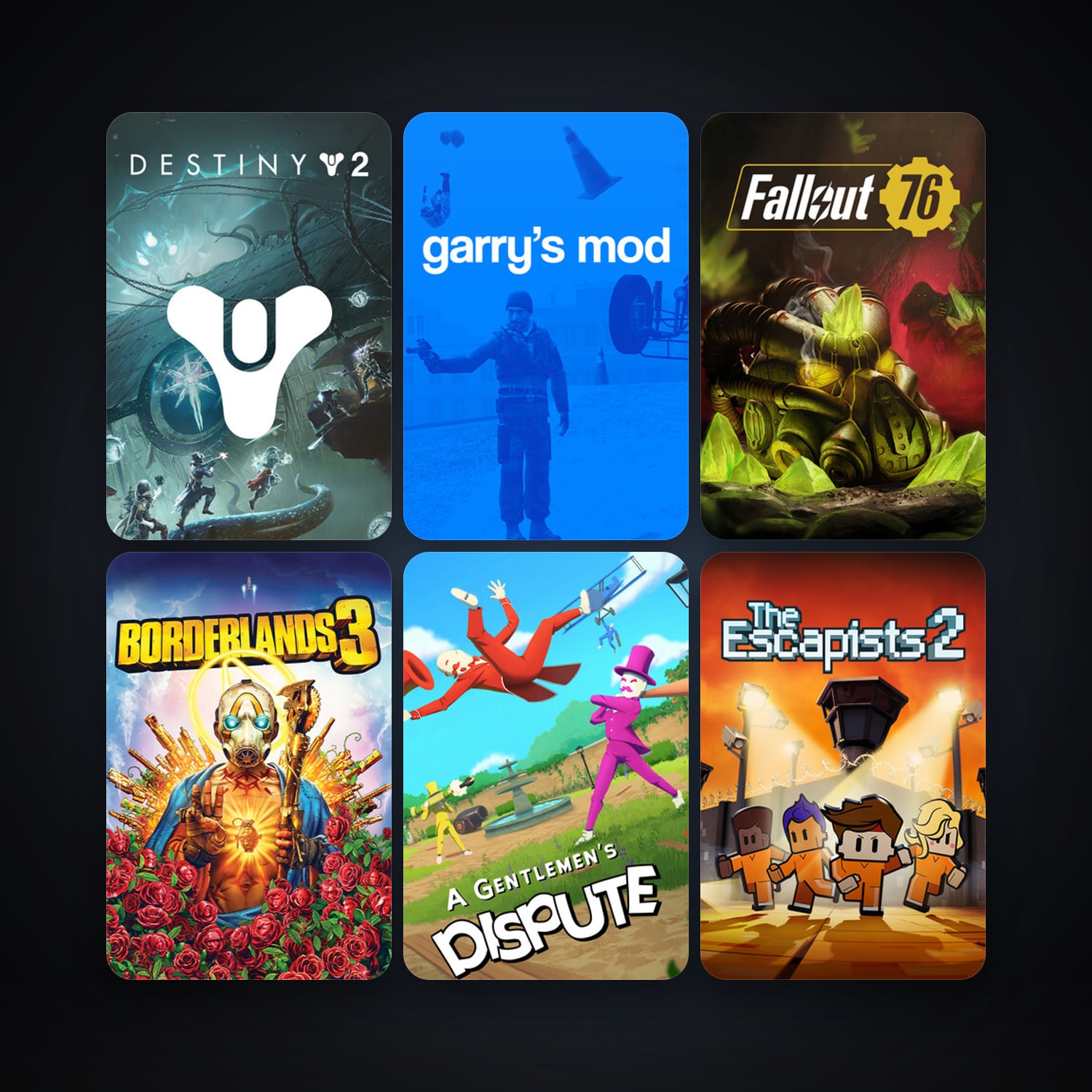 Garry's Mod + Borderlands 3, 99 games, clean — HabibiAccounts