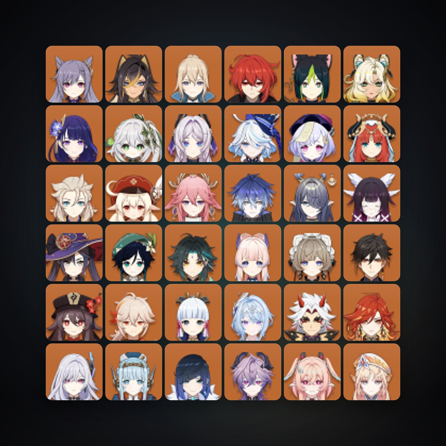 Genshin Impact | AR 60 | 98 Chars | 45× 5★ — Genshin / miHoYo Account — HabibiAccounts
