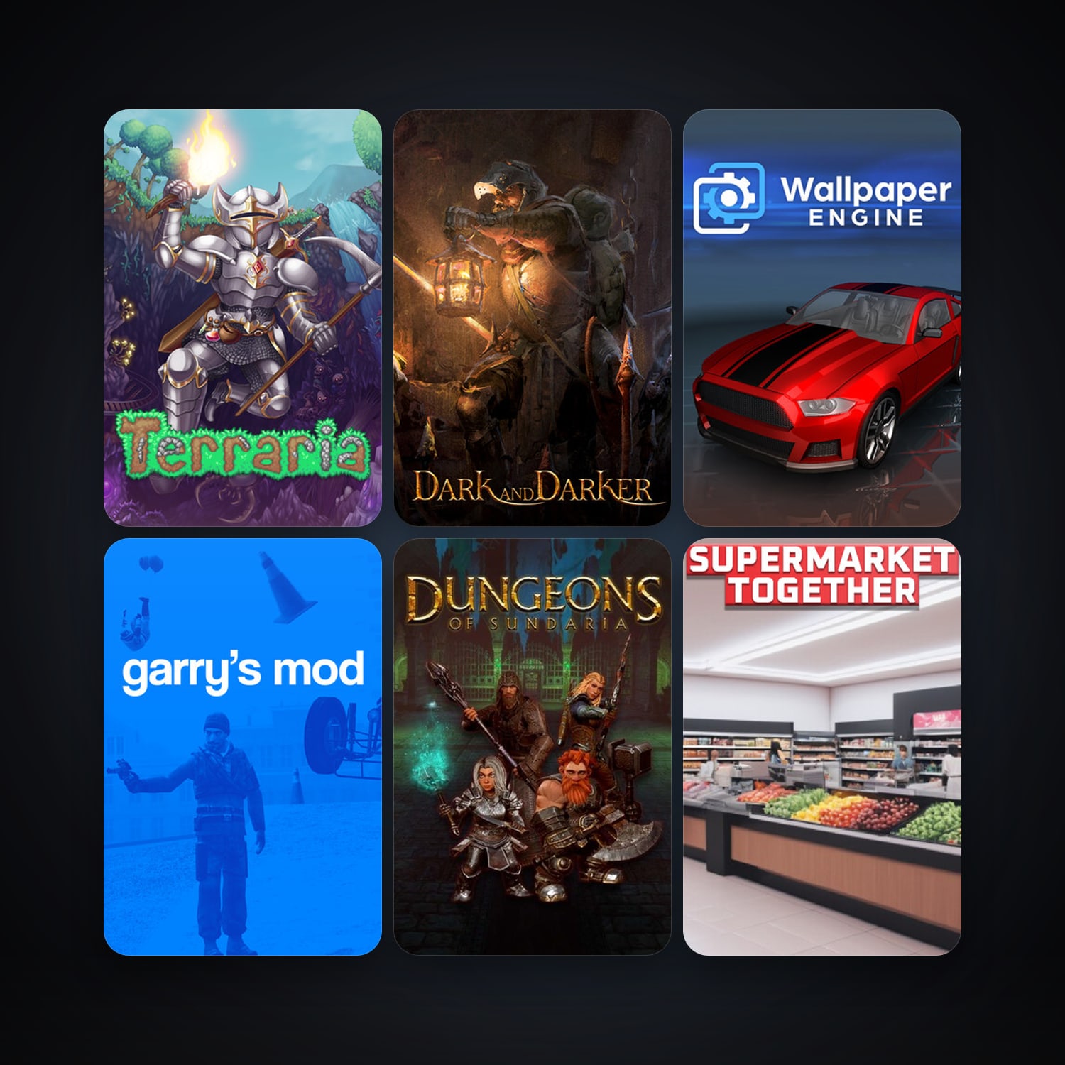 Garry's Mod + Terraria, 17 games, clean — HabibiAccounts