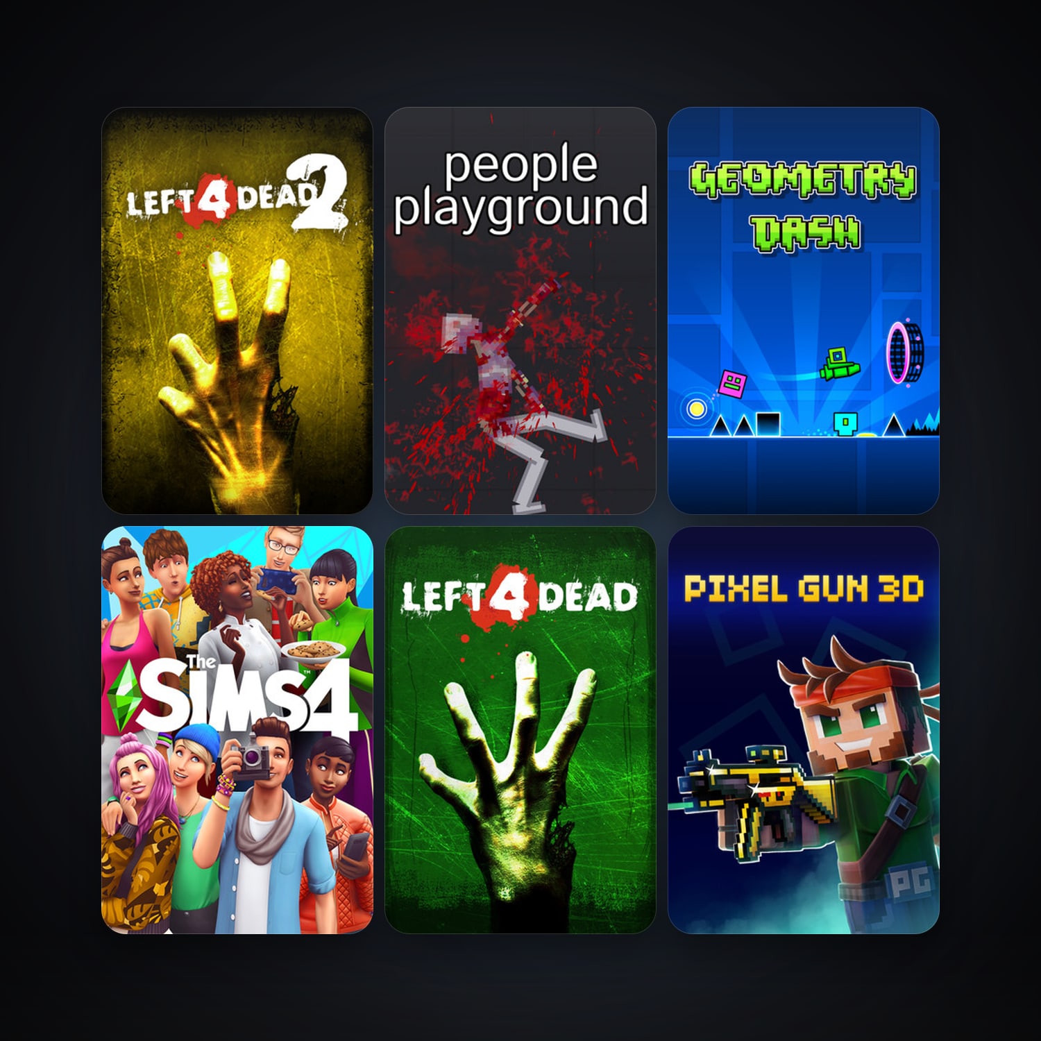Left 4 Dead + Left 4 Dead 2, 13 games, clean — HabibiAccounts