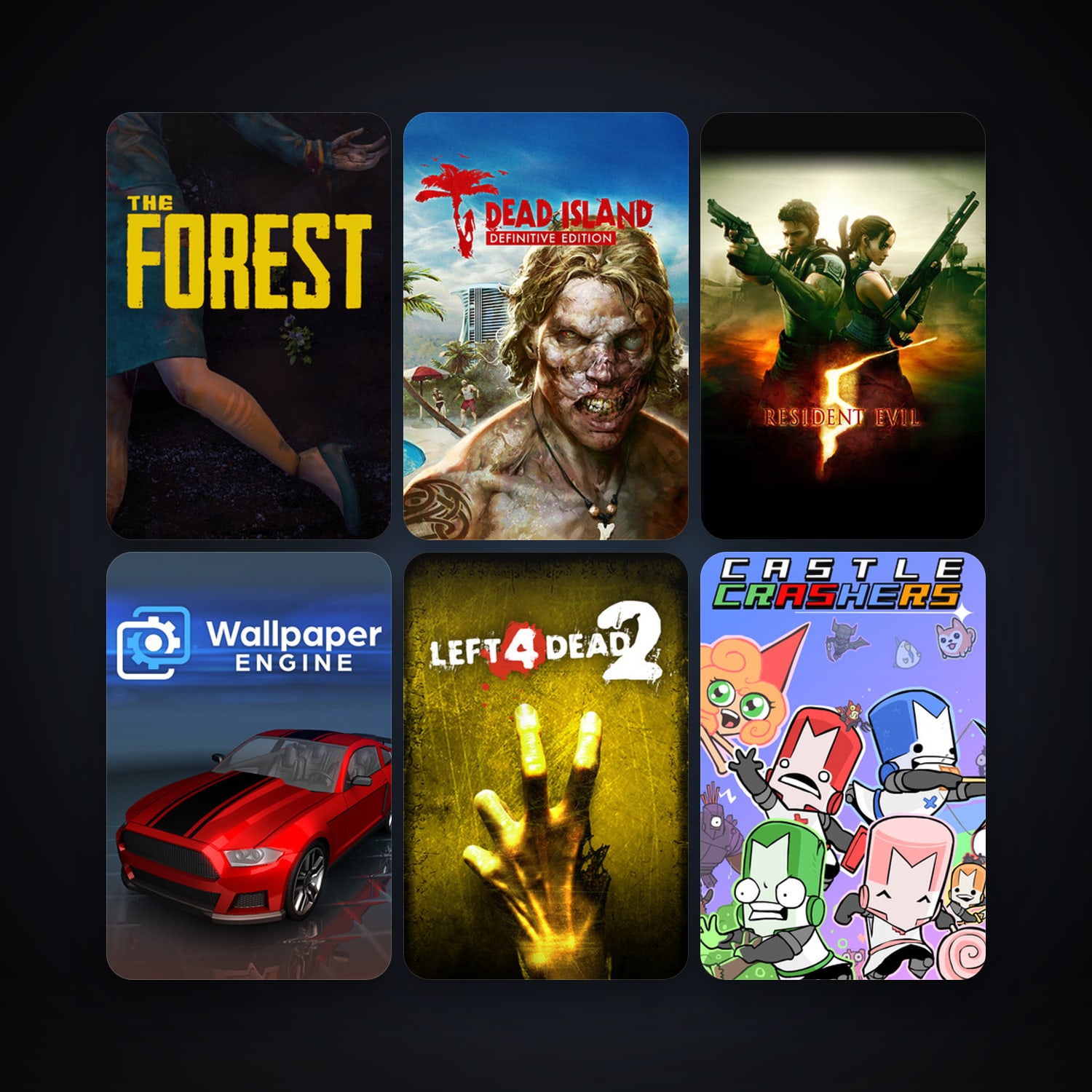 Left 4 Dead 2 + Resident Evil 5, 20 games, clean — HabibiAccounts